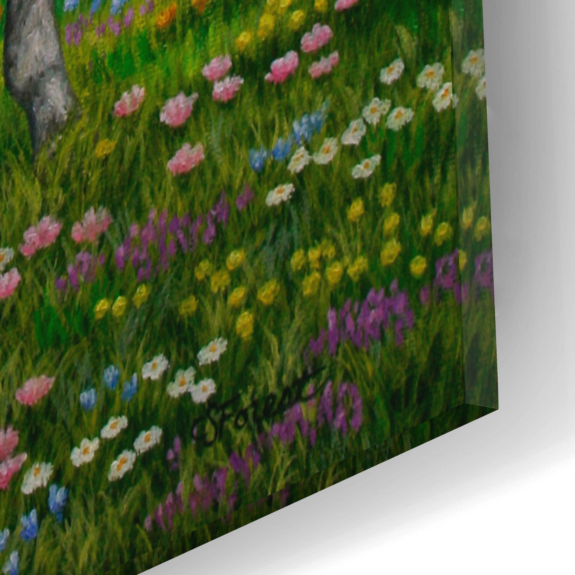 Epic Art 'Spring’s Gift' by Crista Forest, Acrylic Glass Wall Art,12x16