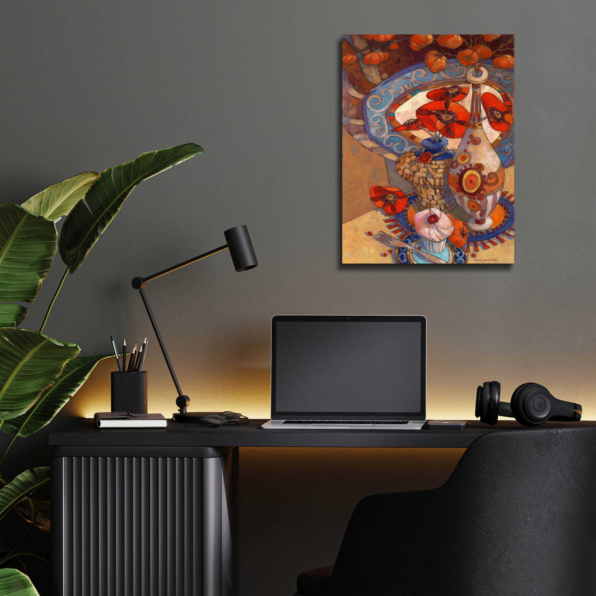 Epic Art 'Autumn Still Life' by David Galchutt, Acrylic Glass Wall Art,12x16