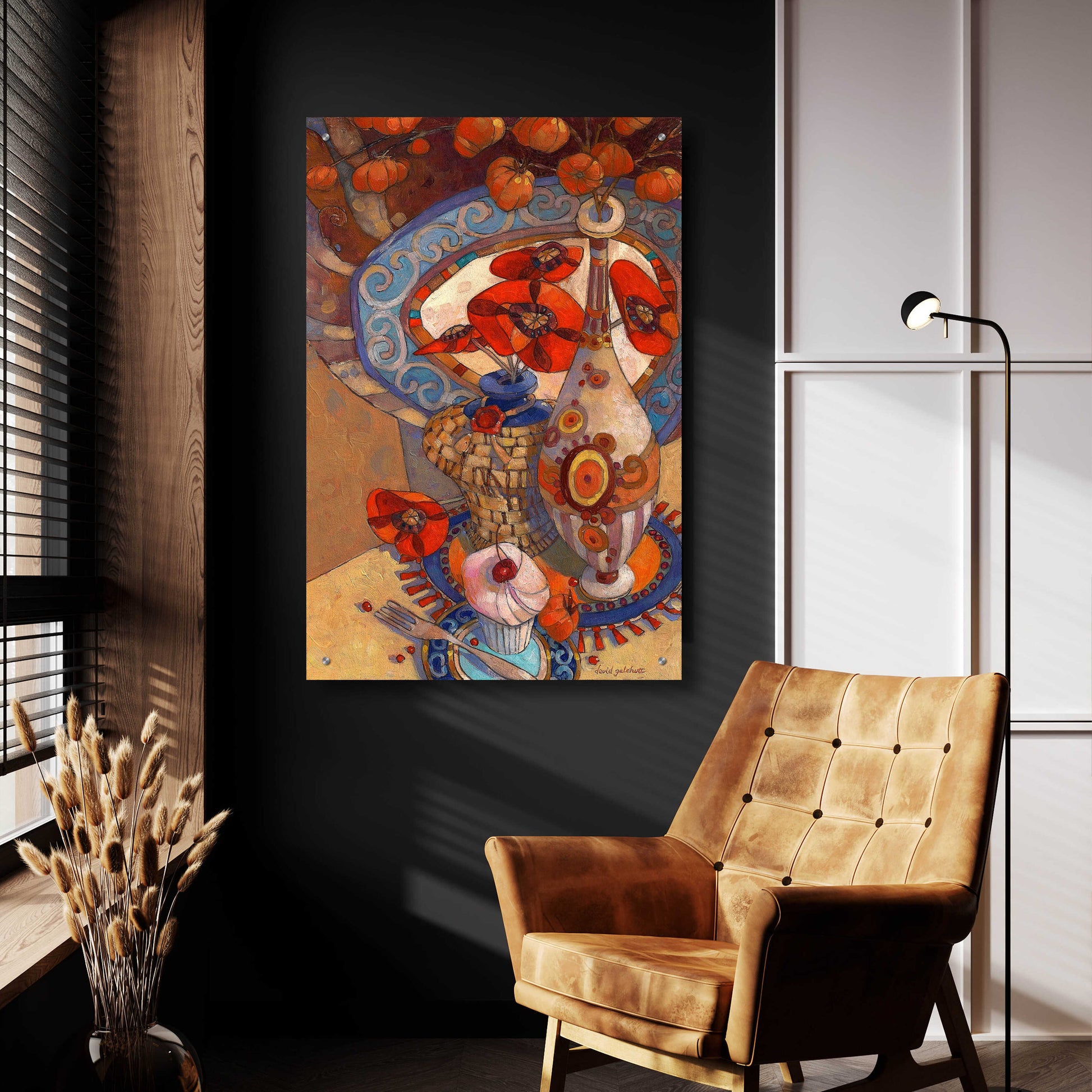 Epic Art 'Autumn Still Life' by David Galchutt, Acrylic Glass Wall Art,24x36