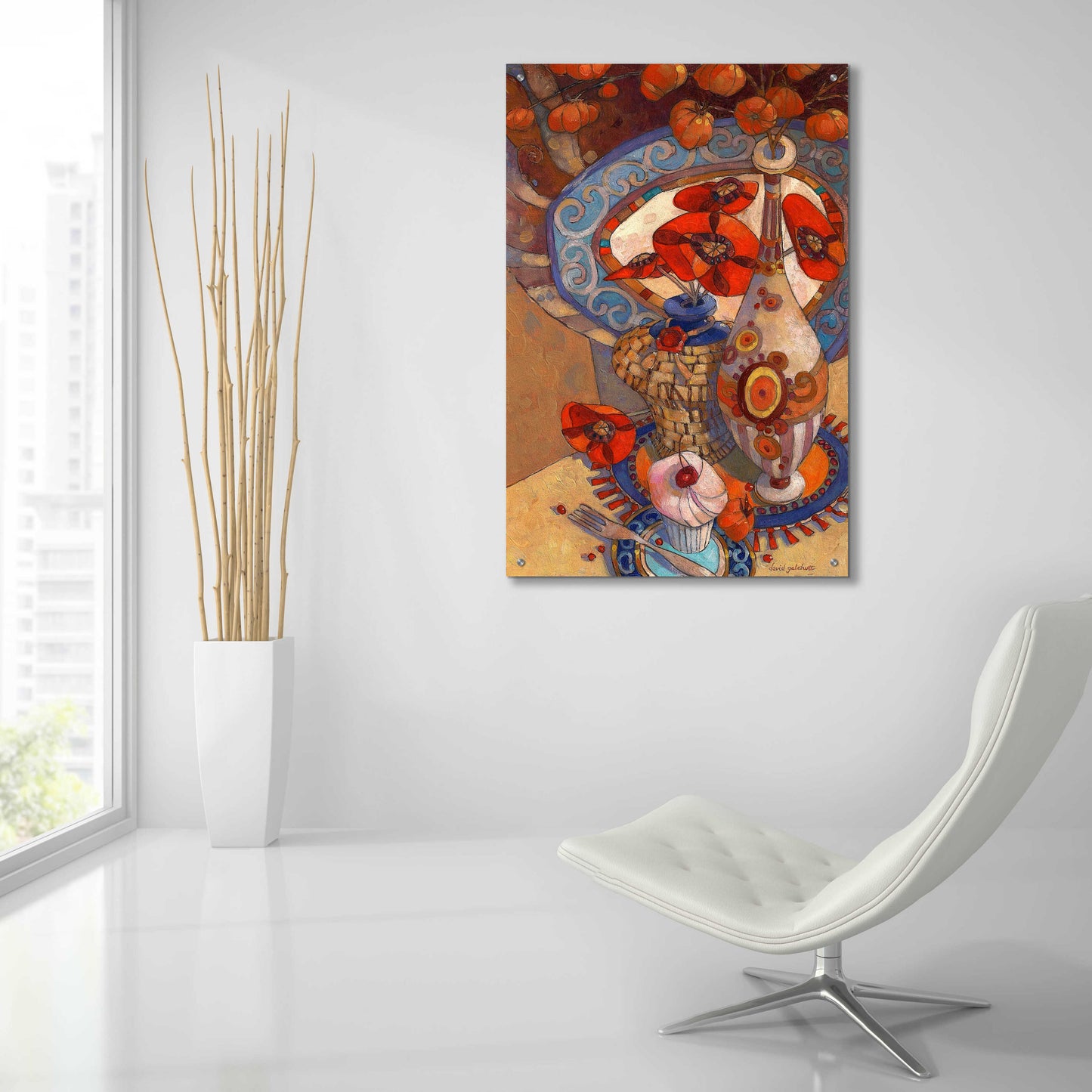 Epic Art 'Autumn Still Life' by David Galchutt, Acrylic Glass Wall Art,24x36