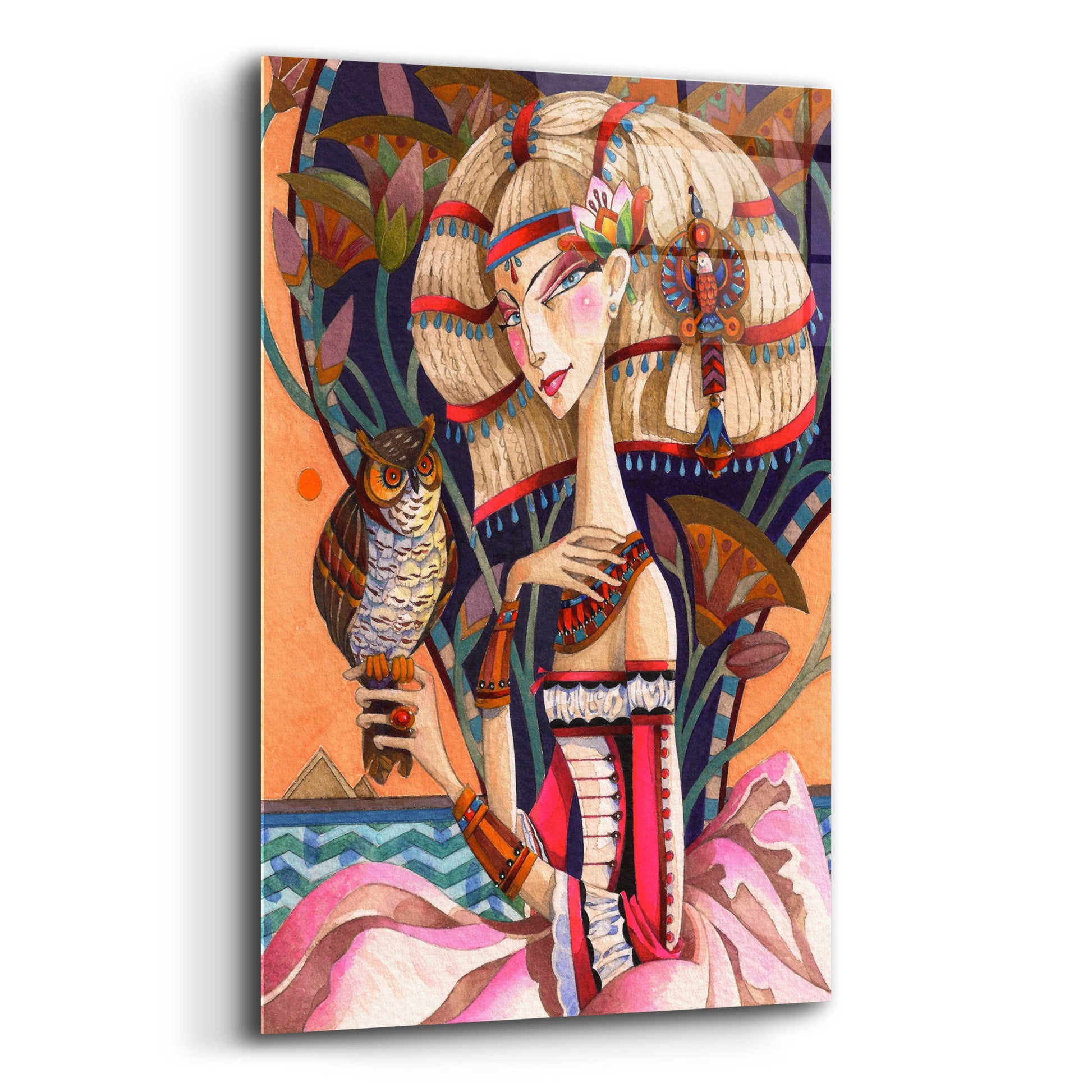 Epic Art 'Cleopatra’s Long Forgotten Blonde Period' by David Galchutt, Acrylic Glass Wall Art,12x16