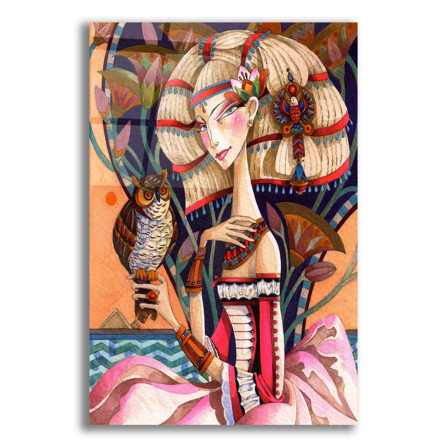 Epic Art 'Cleopatra’s Long Forgotten Blonde Period' by David Galchutt, Acrylic Glass Wall Art,12x16