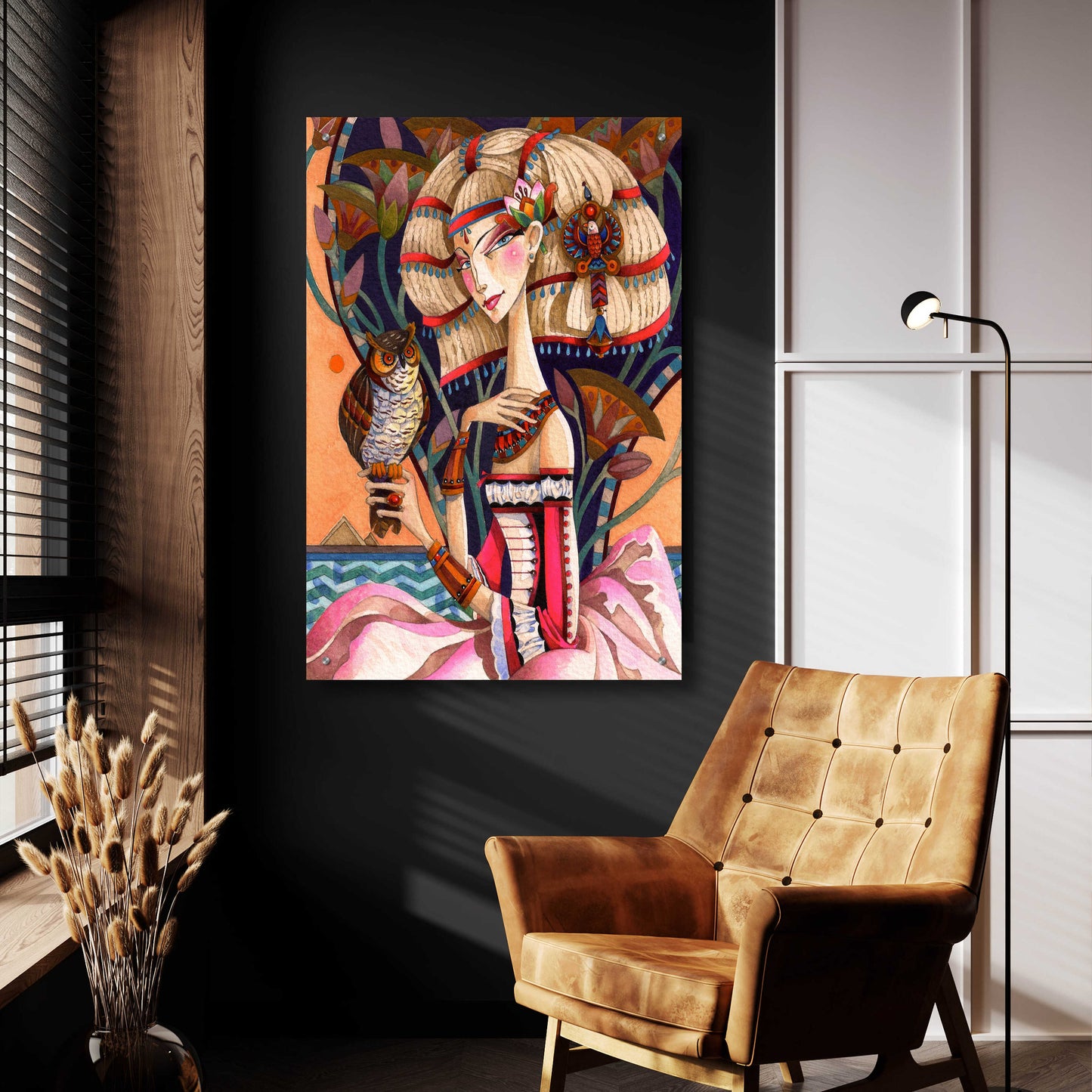 Epic Art 'Cleopatra’s Long Forgotten Blonde Period' by David Galchutt, Acrylic Glass Wall Art,24x36