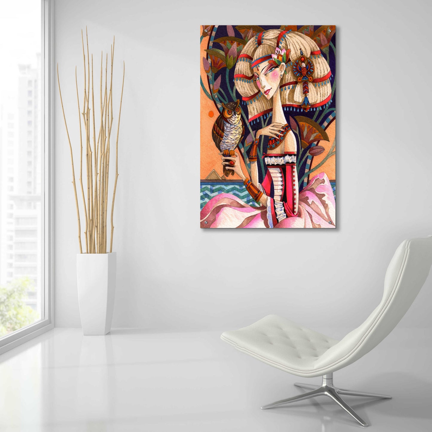 Epic Art 'Cleopatra’s Long Forgotten Blonde Period' by David Galchutt, Acrylic Glass Wall Art,24x36