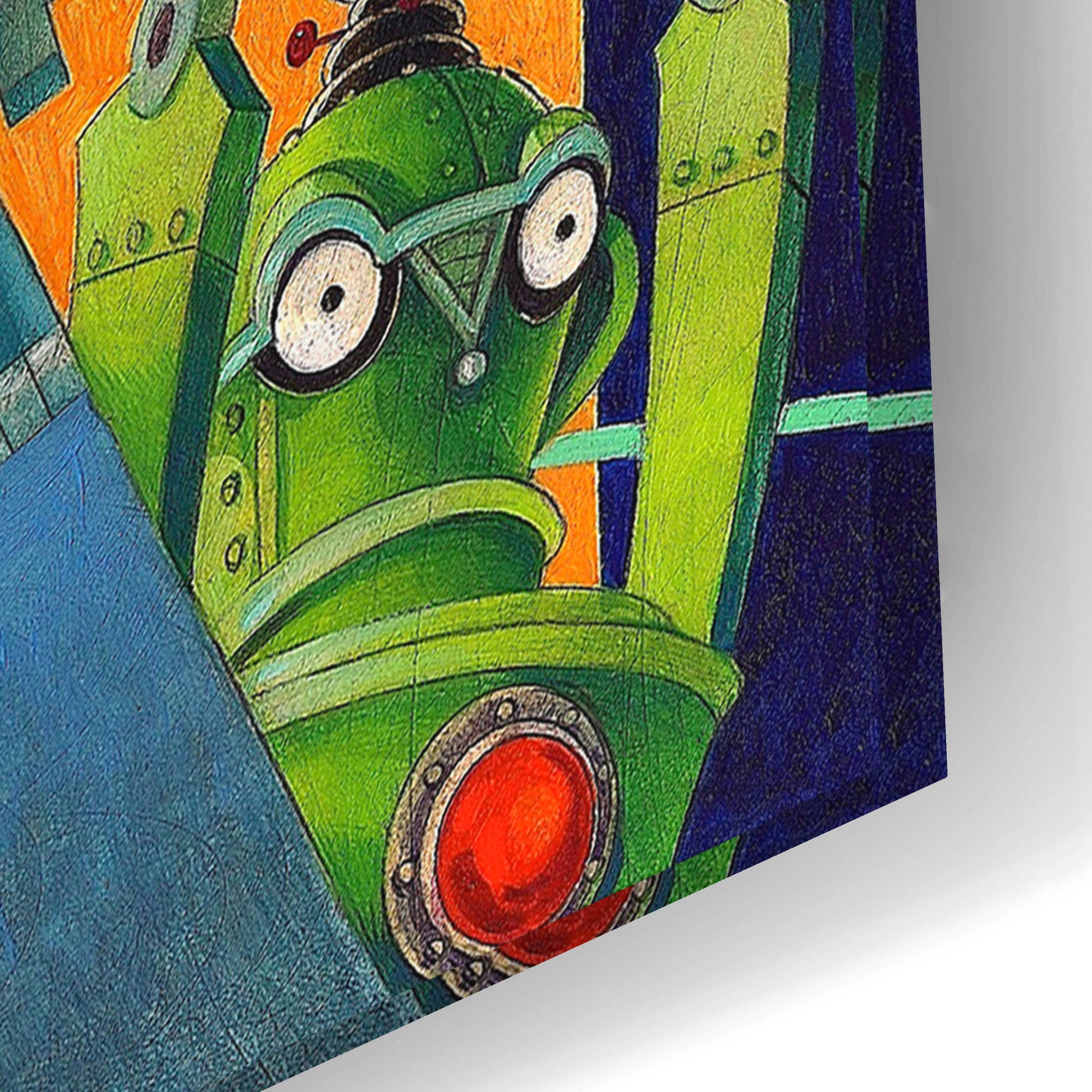 Epic Art 'Robotic Uprising' by David Galchutt, Acrylic Glass Wall Art,24x16