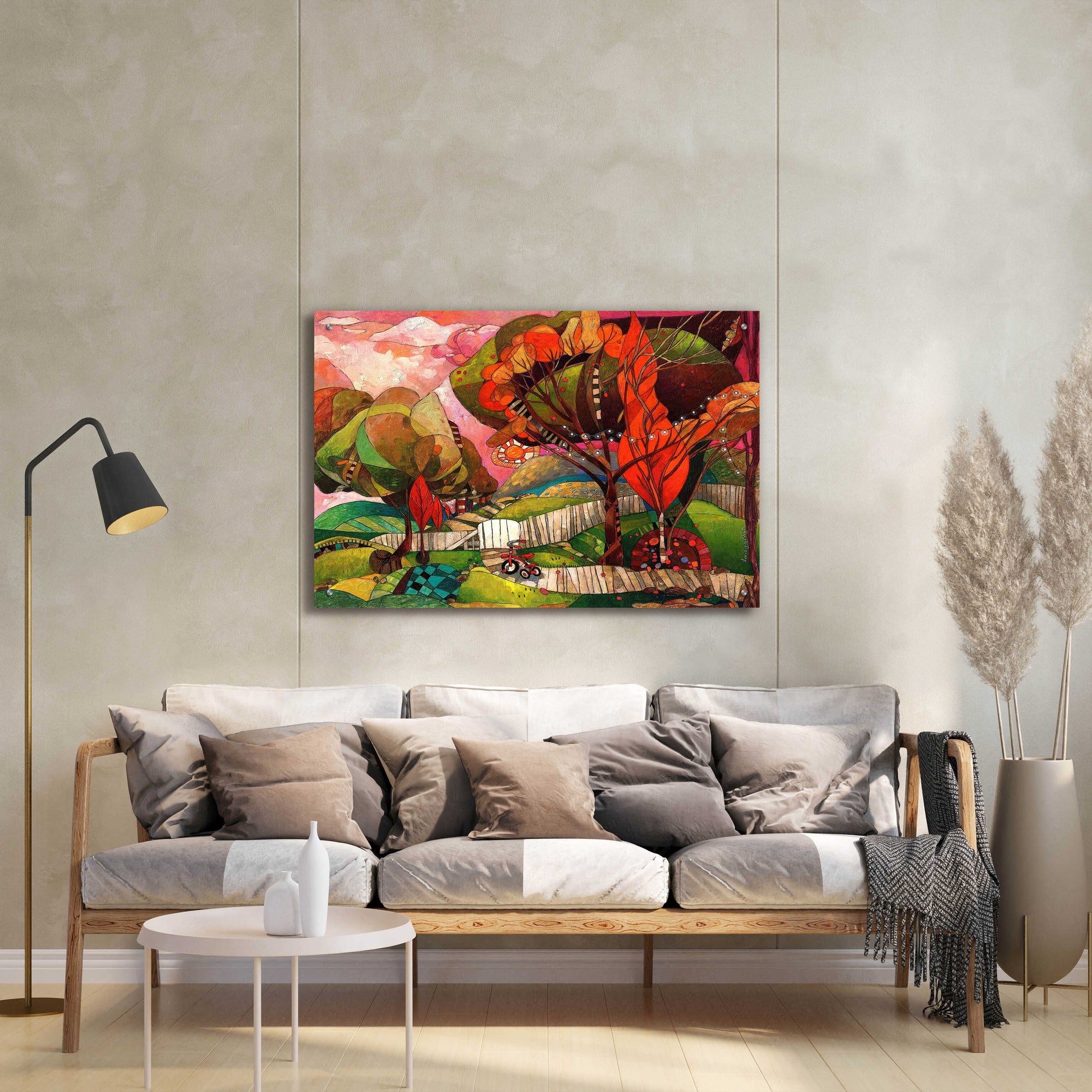 Epic Art 'The Big Backyard' by David Galchutt, Acrylic Glass Wall Art,36x24