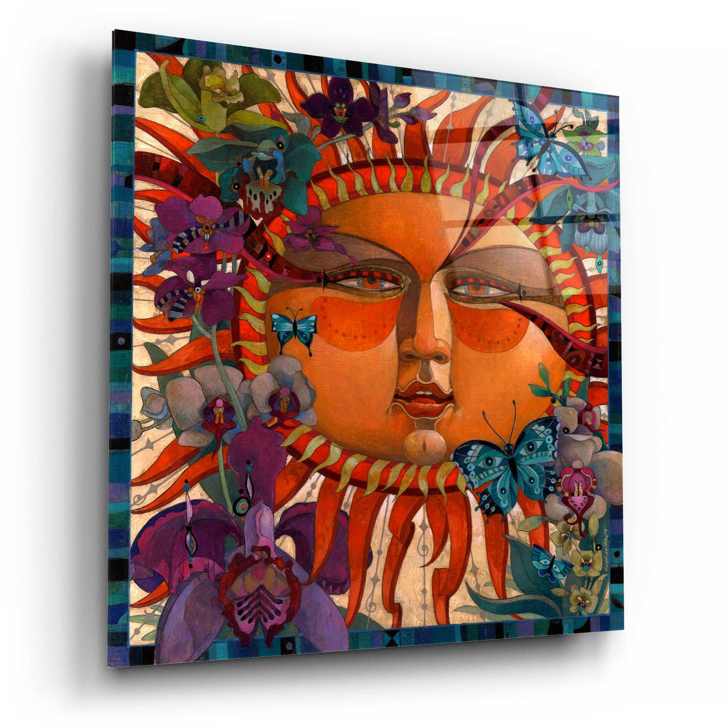 Epic Art 'Eden' by David Galchutt, Acrylic Glass Wall Art,12x12