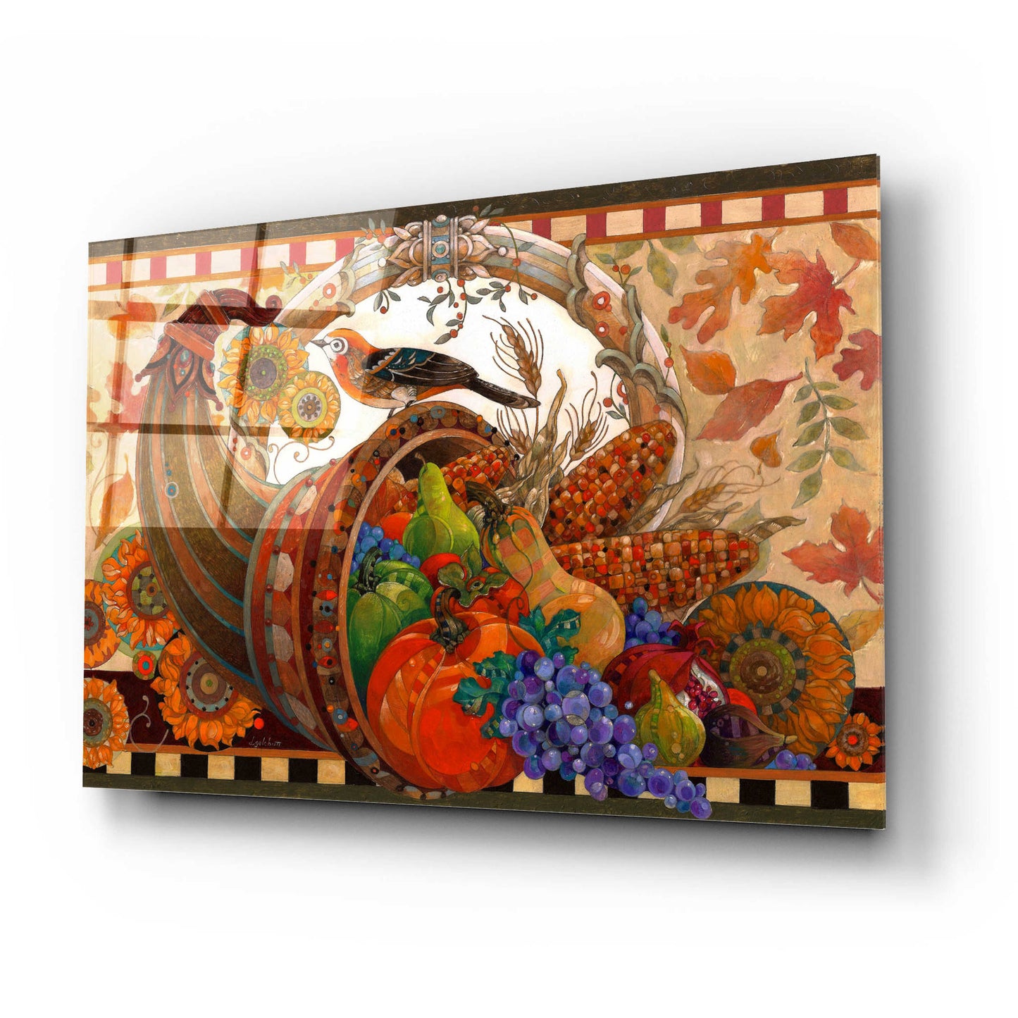 Epic Art 'Cornucopia' by David Galchutt, Acrylic Glass Wall Art,24x16