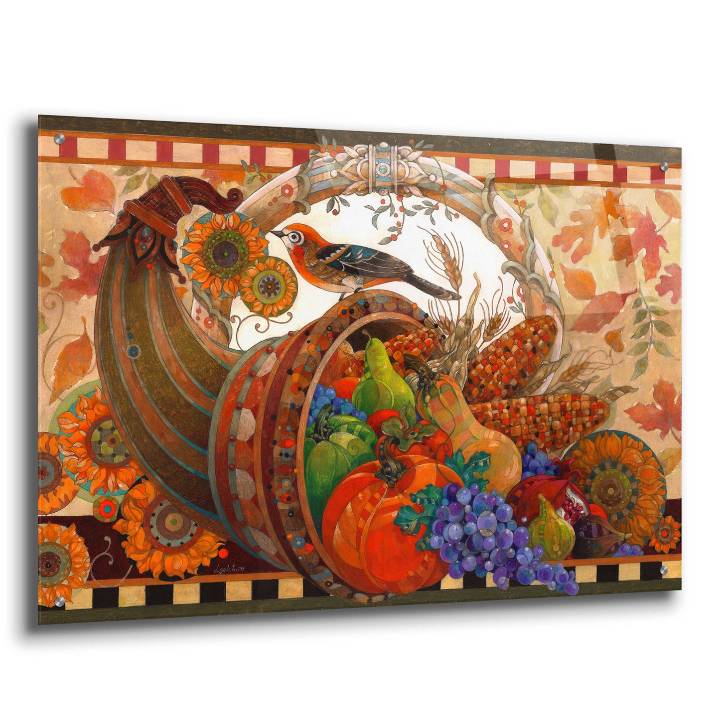 Epic Art 'Cornucopia' by David Galchutt, Acrylic Glass Wall Art,36x24