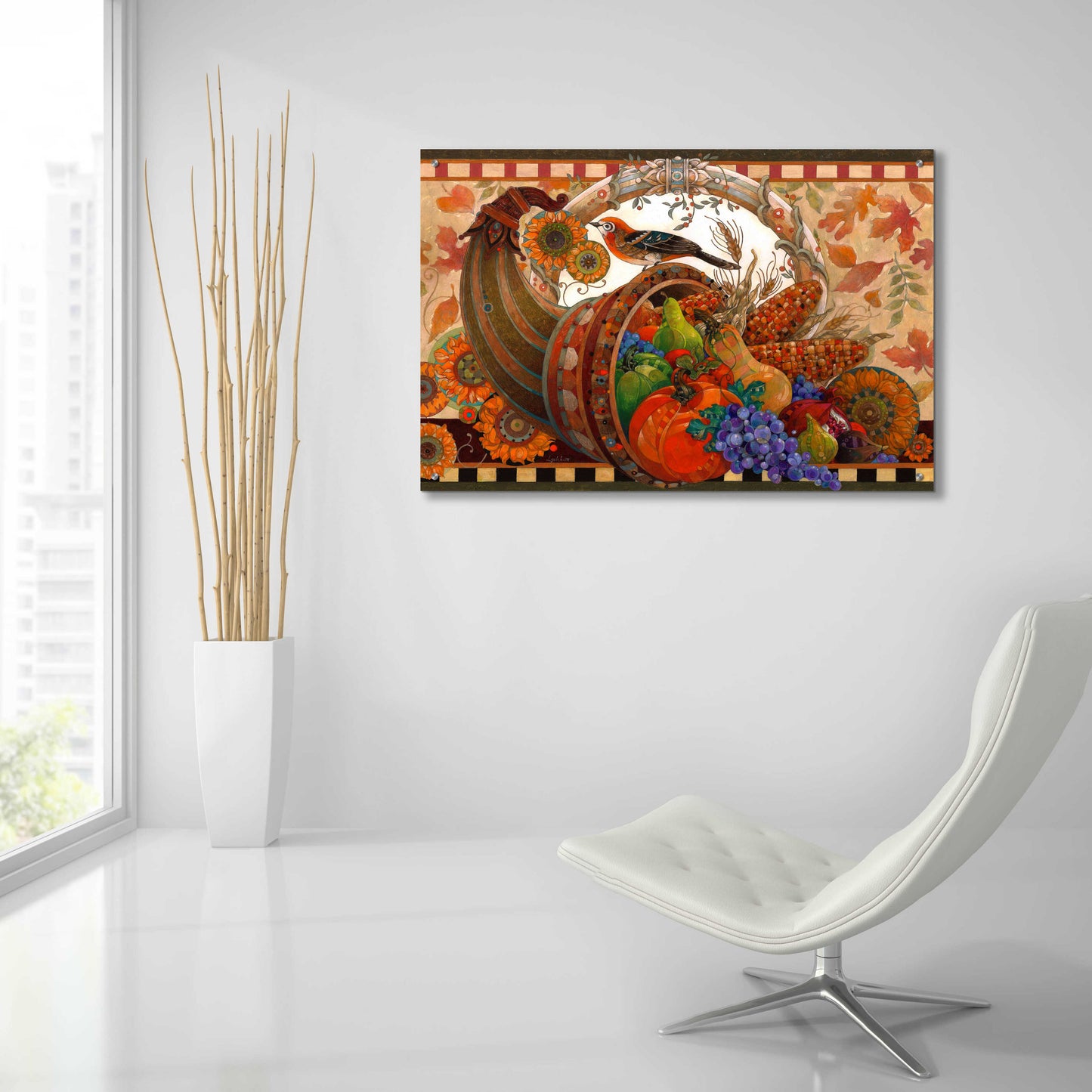 Epic Art 'Cornucopia' by David Galchutt, Acrylic Glass Wall Art,36x24