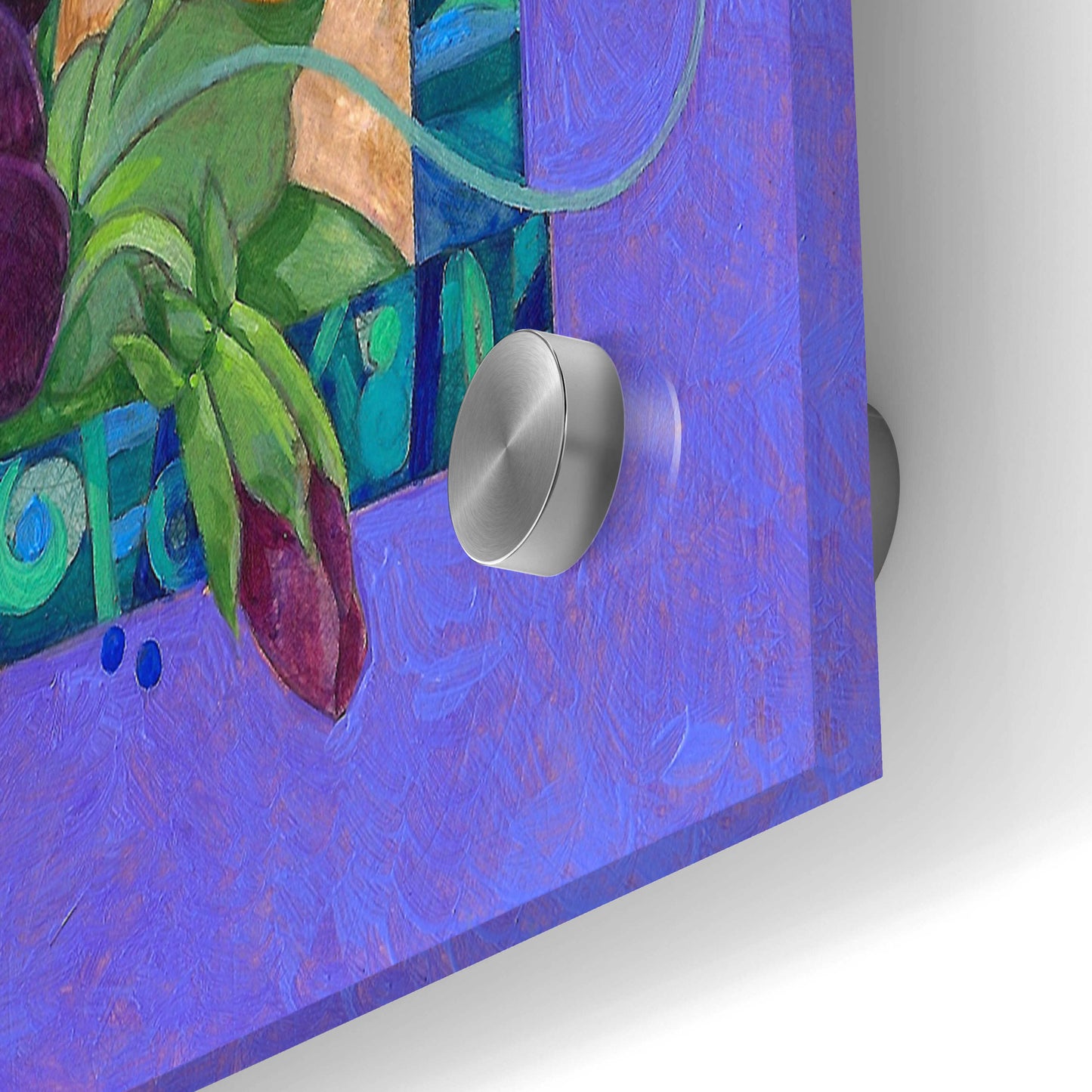 Epic Art 'Pansy Mania' by David Galchutt, Acrylic Glass Wall Art,36x24