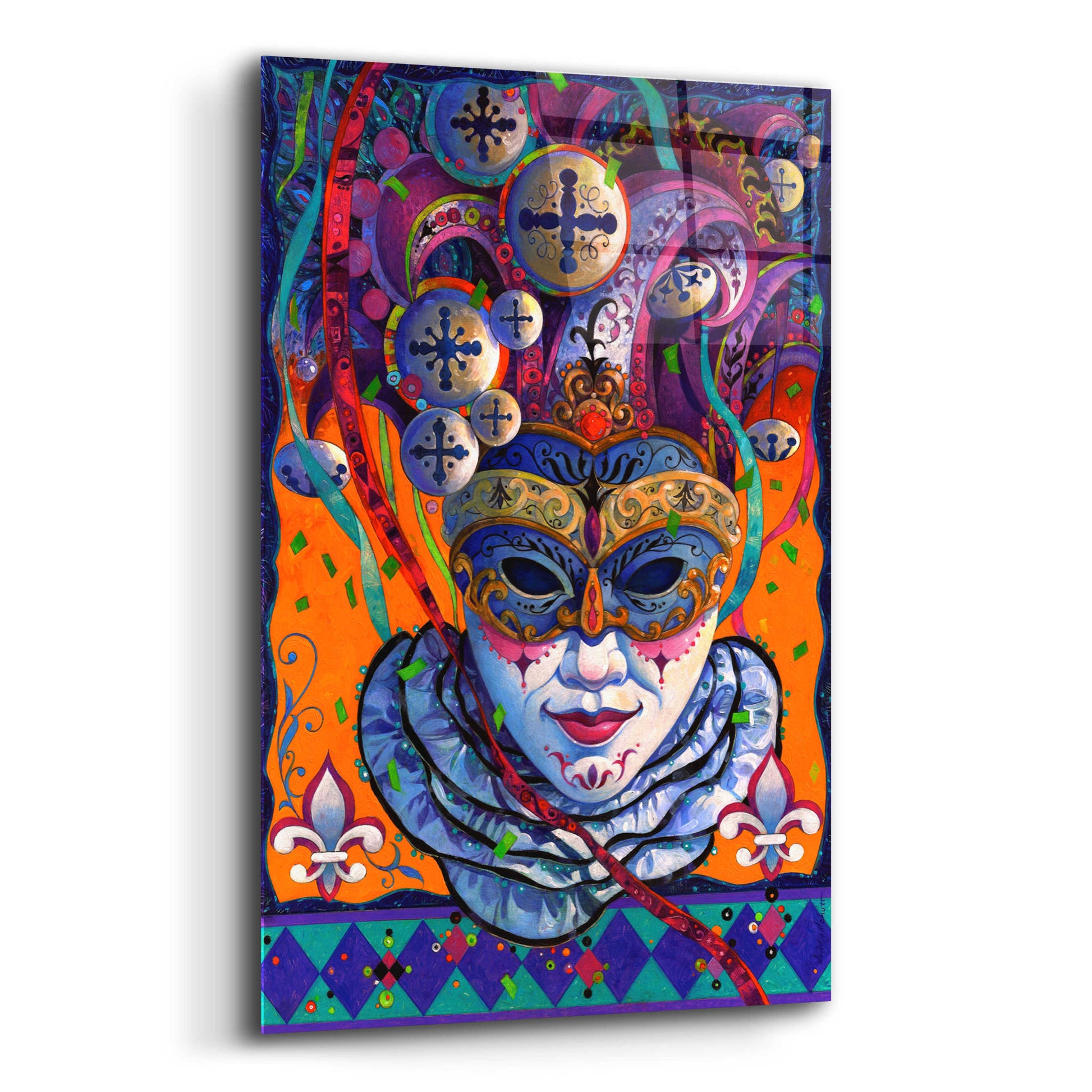 Epic Art 'Carnival' by David Galchutt, Acrylic Glass Wall Art,12x16