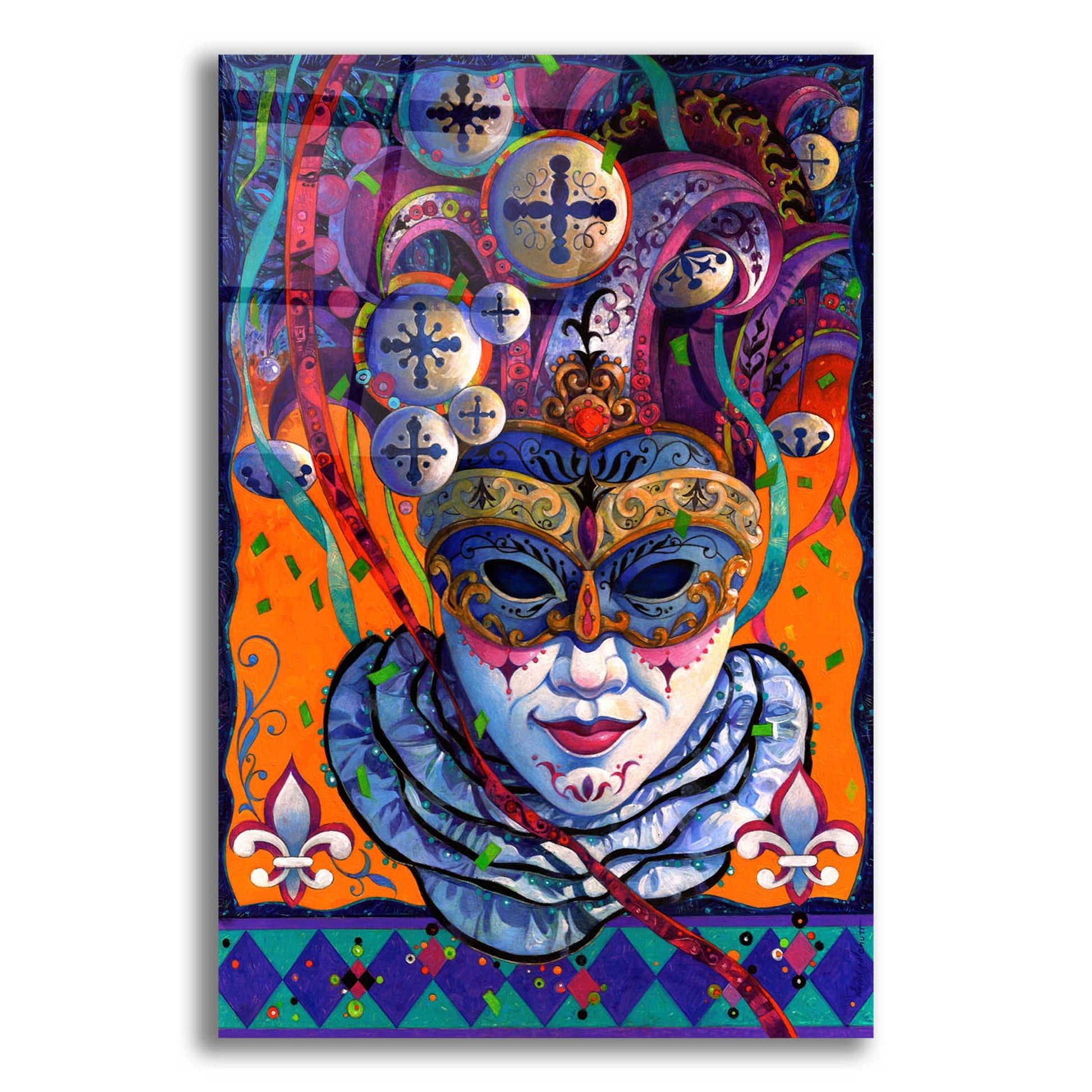 Epic Art 'Carnival' by David Galchutt, Acrylic Glass Wall Art,12x16