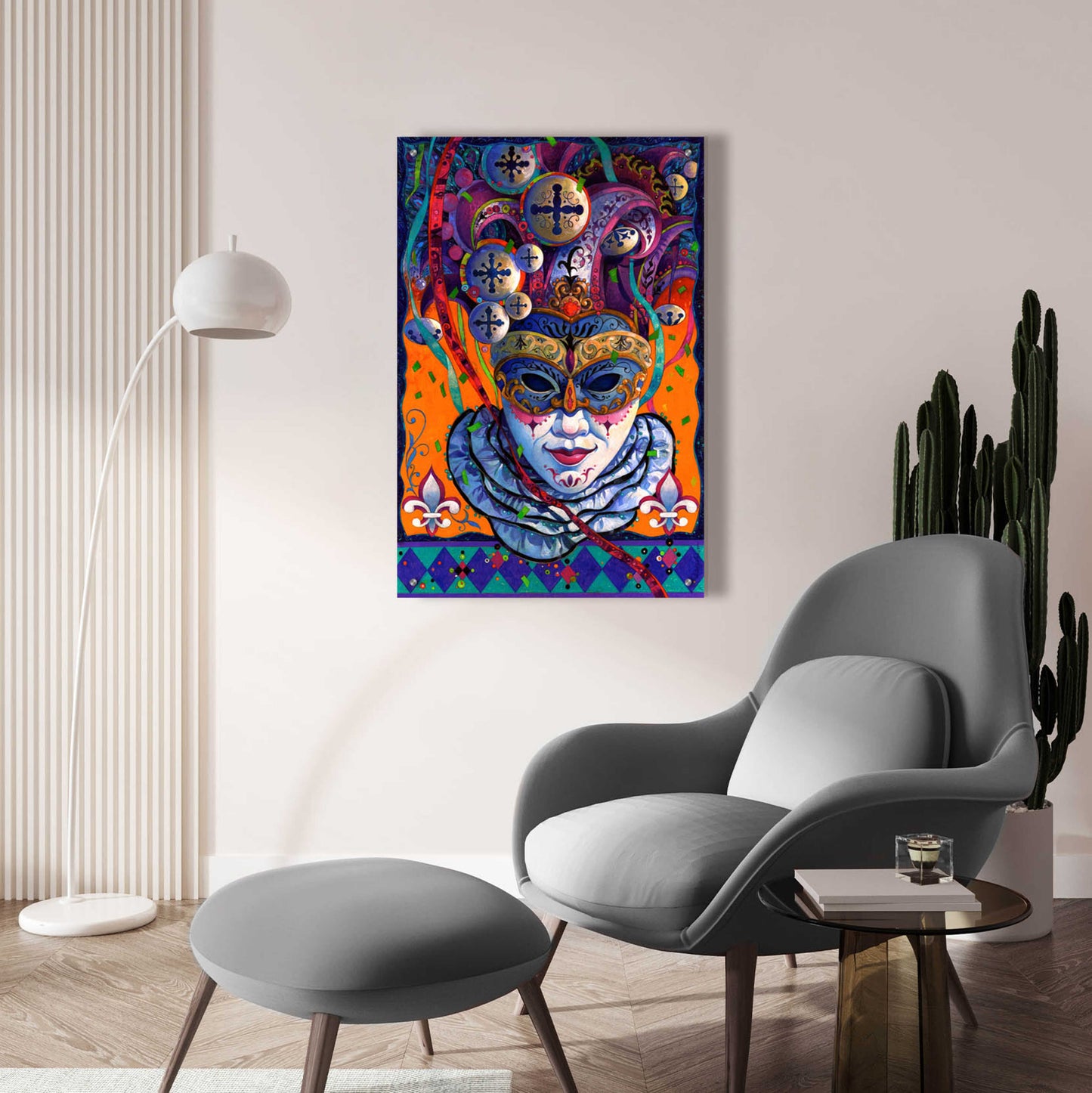 Epic Art 'Carnival' by David Galchutt, Acrylic Glass Wall Art,24x36