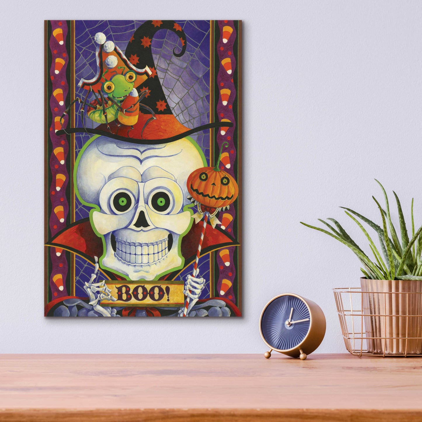 Epic Art 'Boo!' by David Galchutt, Acrylic Glass Wall Art,12x16