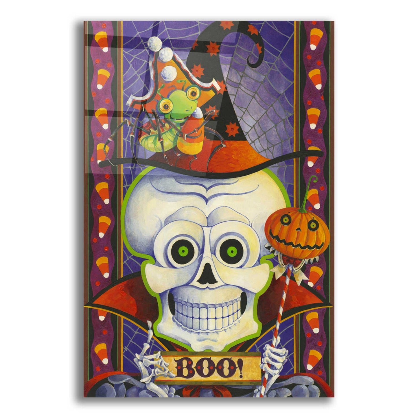 Epic Art 'Boo!' by David Galchutt, Acrylic Glass Wall Art,12x16