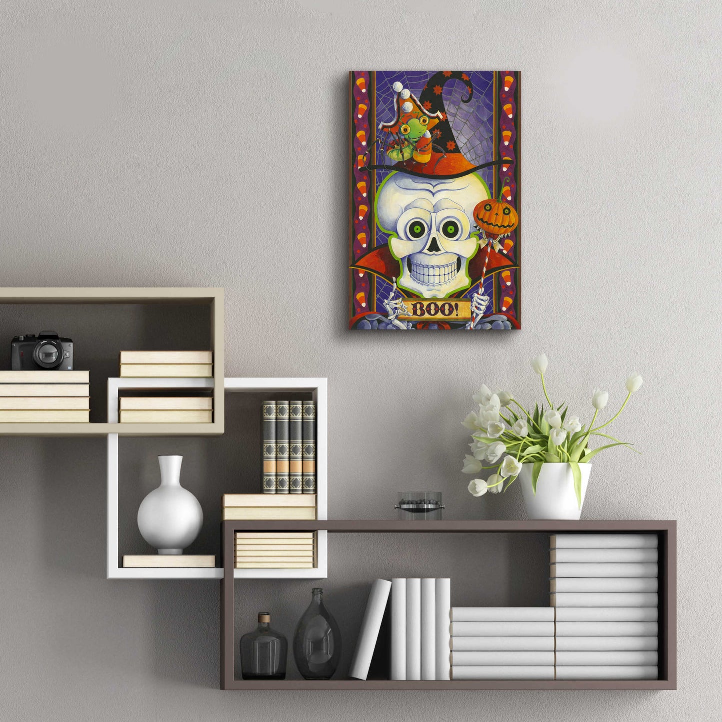 Epic Art 'Boo!' by David Galchutt, Acrylic Glass Wall Art,16x24