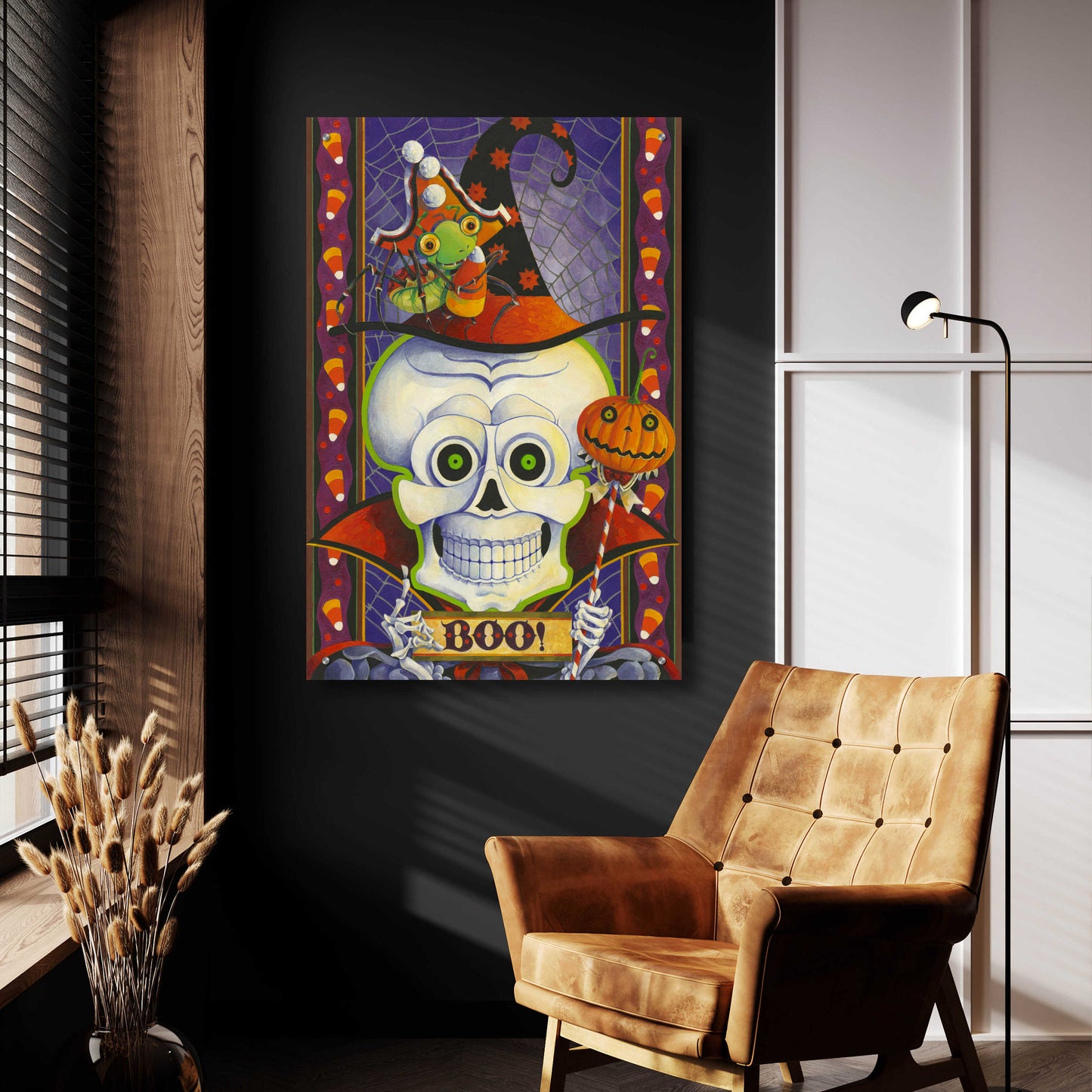 Epic Art 'Boo!' by David Galchutt, Acrylic Glass Wall Art,24x36