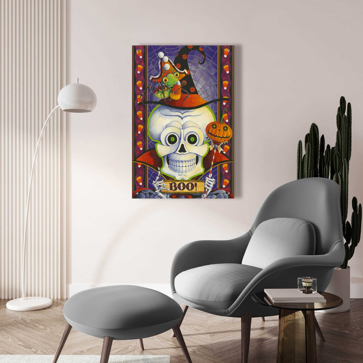 Epic Art 'Boo!' by David Galchutt, Acrylic Glass Wall Art,24x36