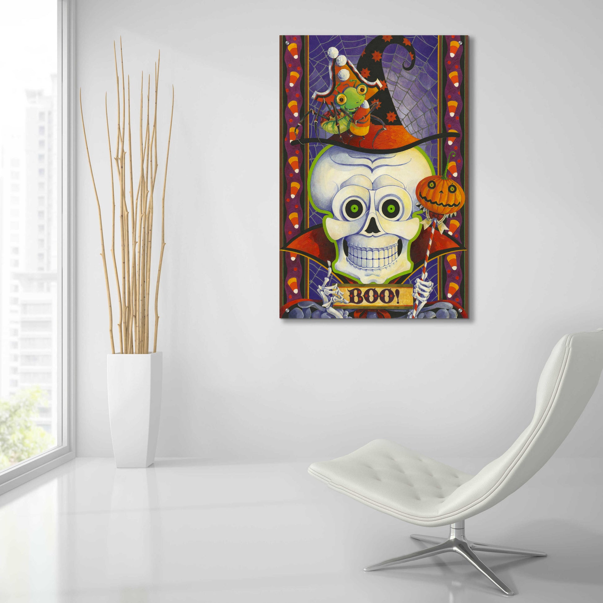 Epic Art 'Boo!' by David Galchutt, Acrylic Glass Wall Art,24x36