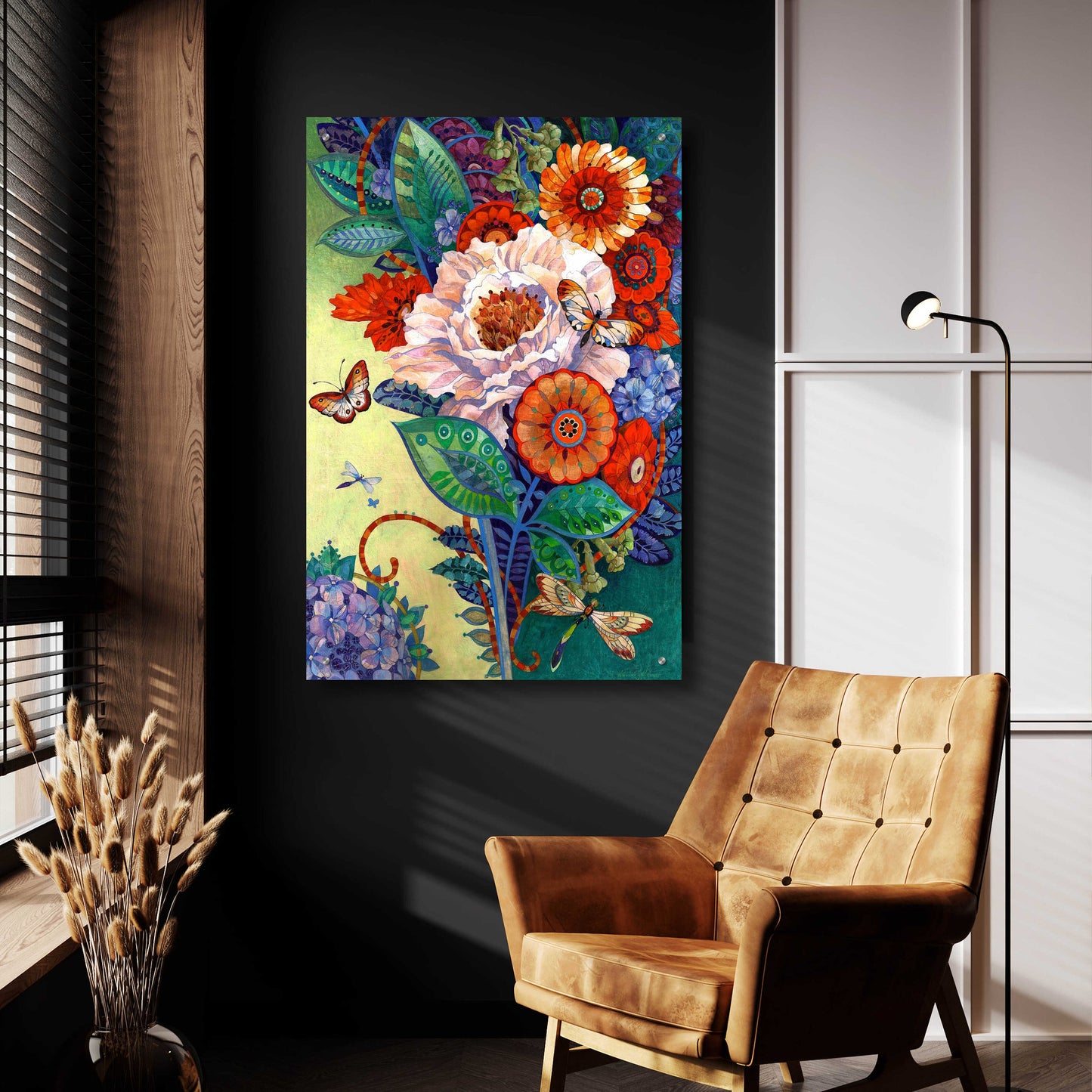 Epic Art 'The Mixed Bouquet' by David Galchutt, Acrylic Glass Wall Art,24x36