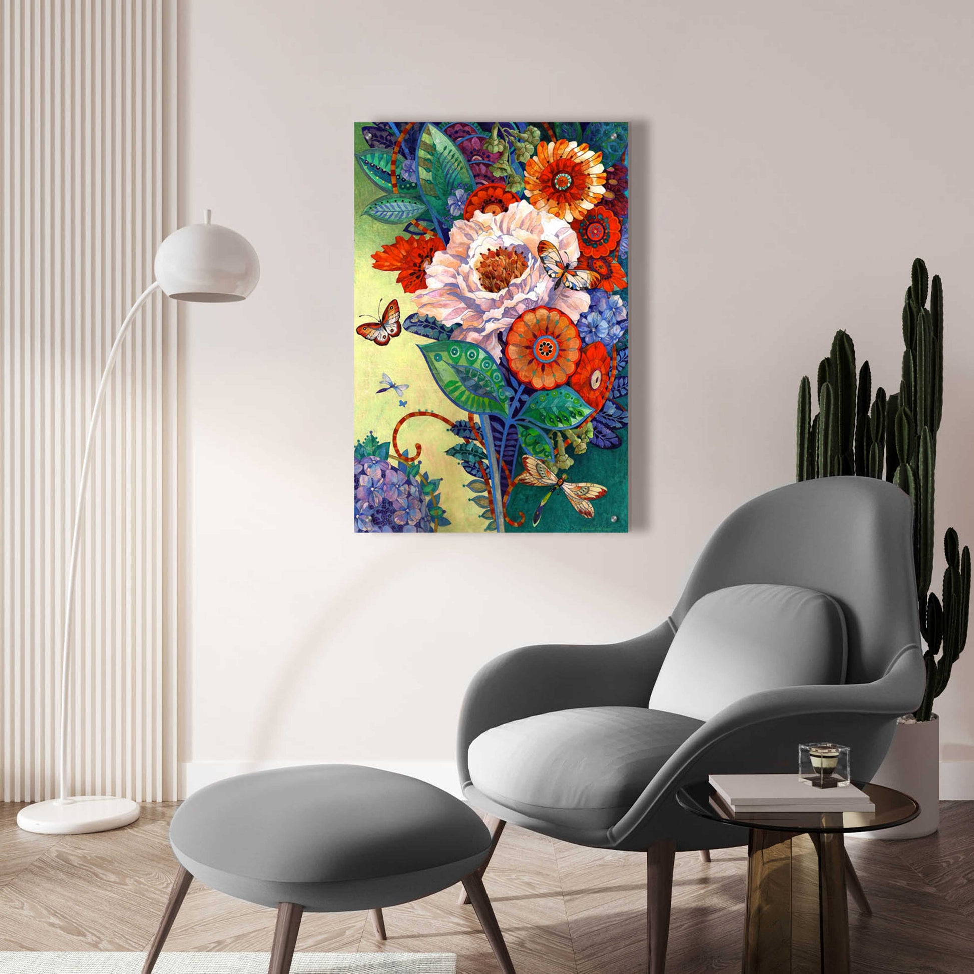 Epic Art 'The Mixed Bouquet' by David Galchutt, Acrylic Glass Wall Art,24x36