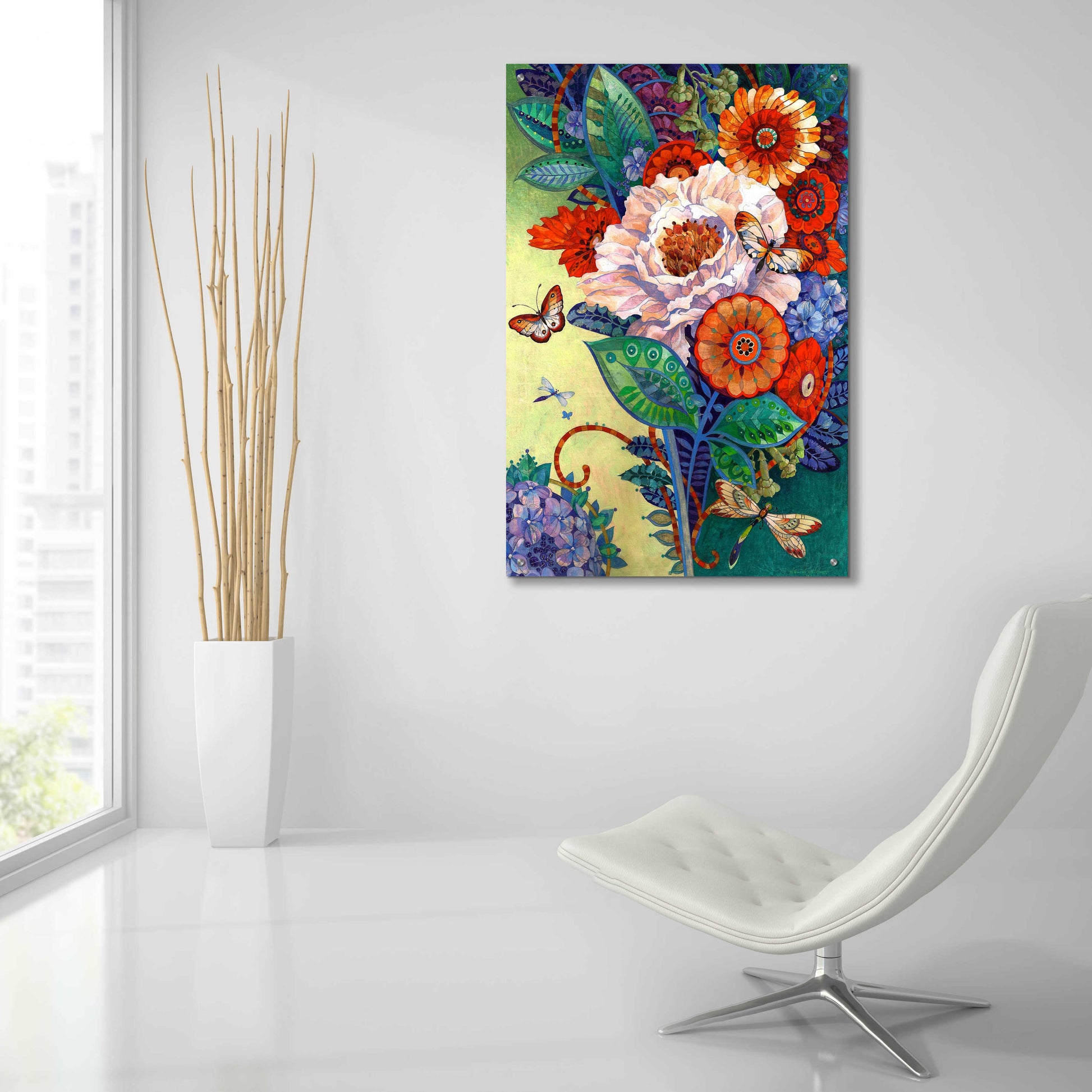 Epic Art 'The Mixed Bouquet' by David Galchutt, Acrylic Glass Wall Art,24x36