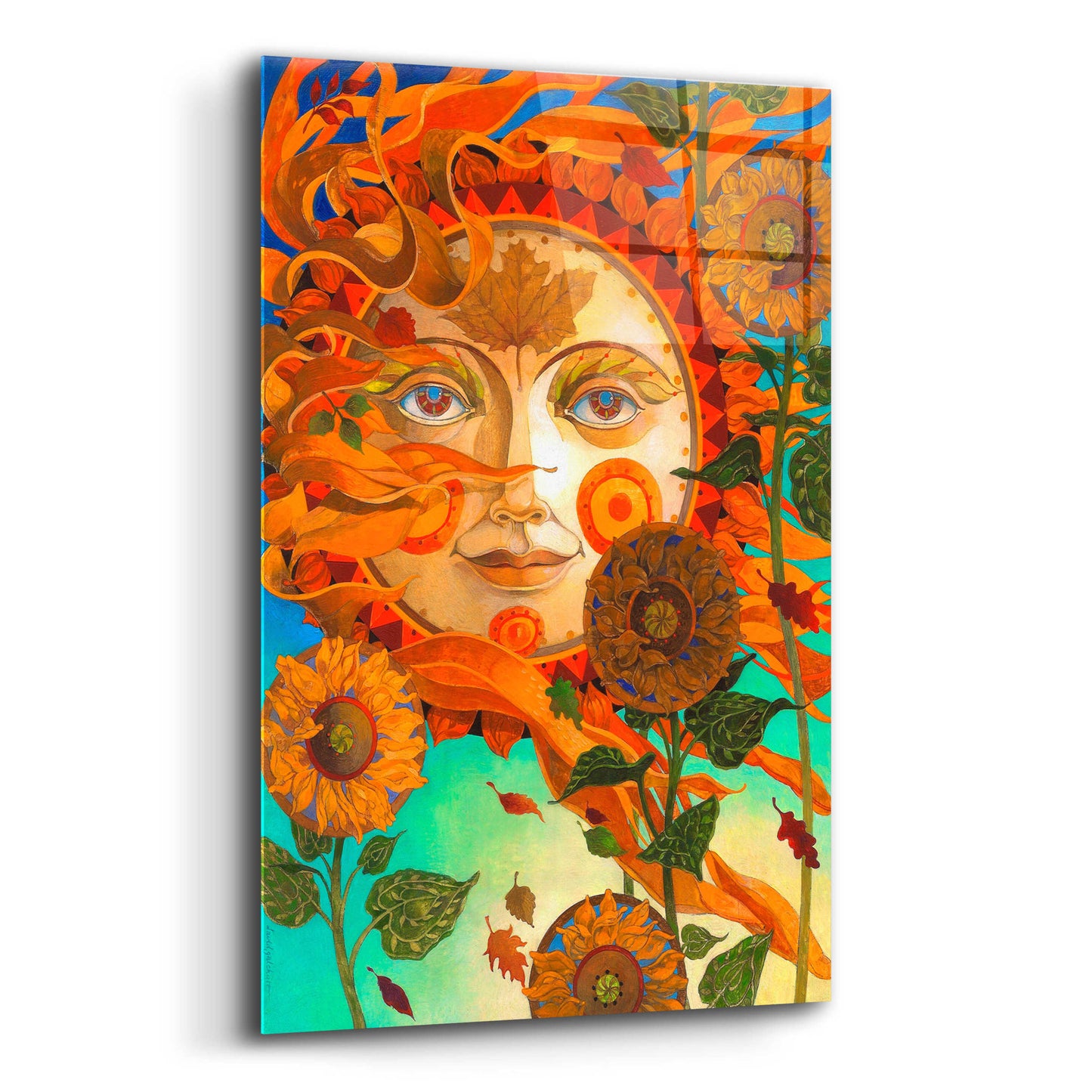 Epic Art 'Autumn Sun' by David Galchutt, Acrylic Glass Wall Art,12x16