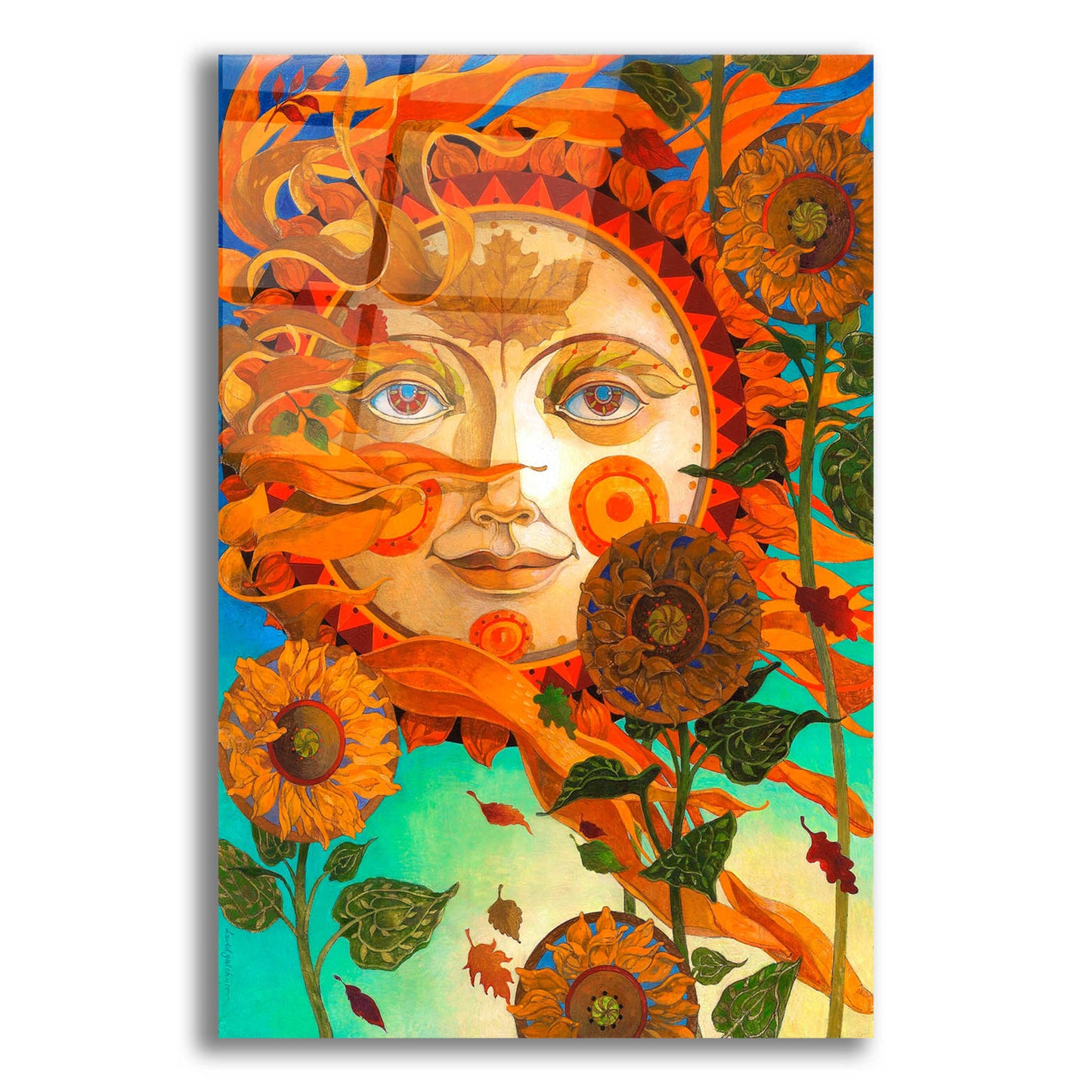 Epic Art 'Autumn Sun' by David Galchutt, Acrylic Glass Wall Art,12x16