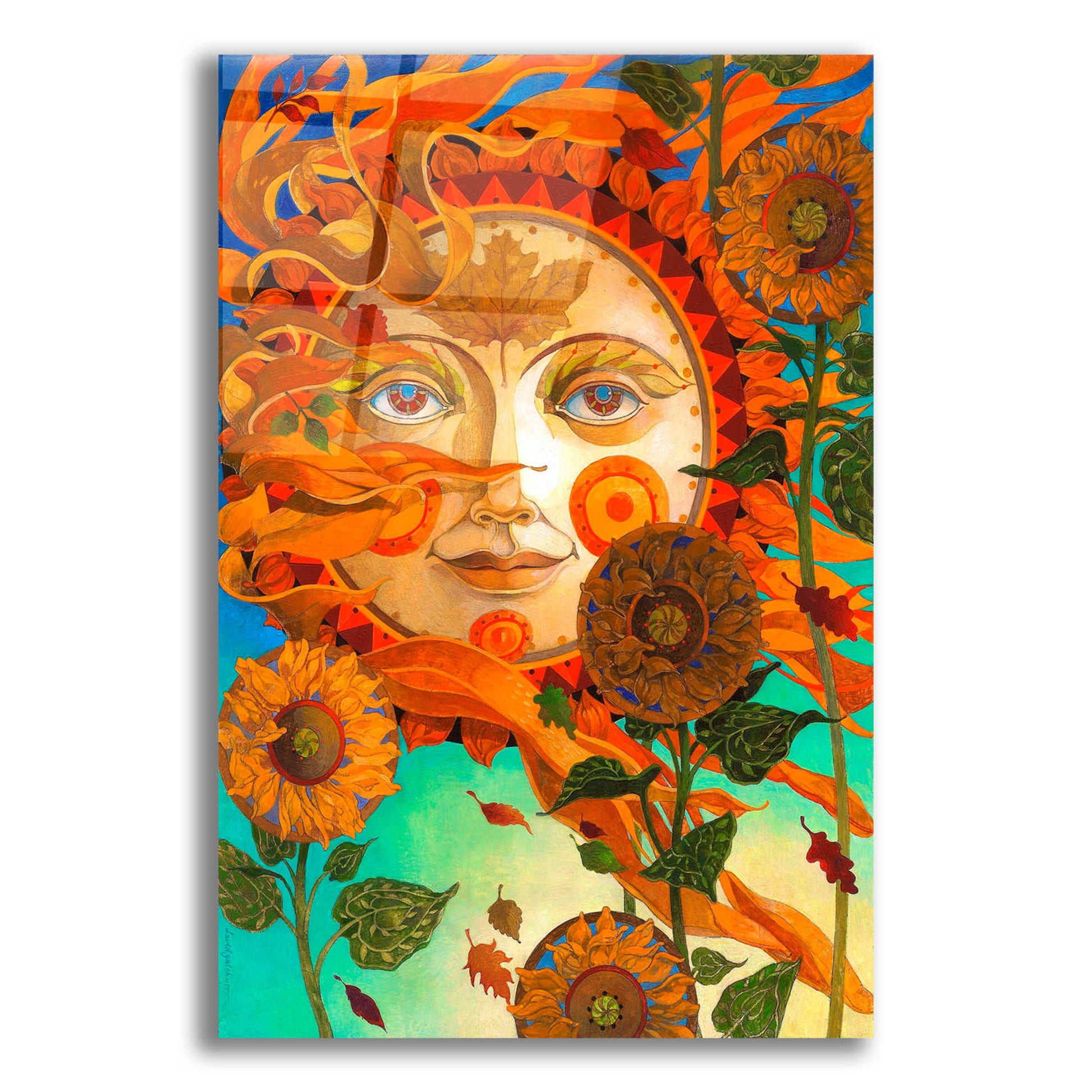 Epic Art 'Autumn Sun' by David Galchutt, Acrylic Glass Wall Art