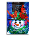 Epic Art 'The Snowy Night' by David Galchutt, Acrylic Glass Wall Art