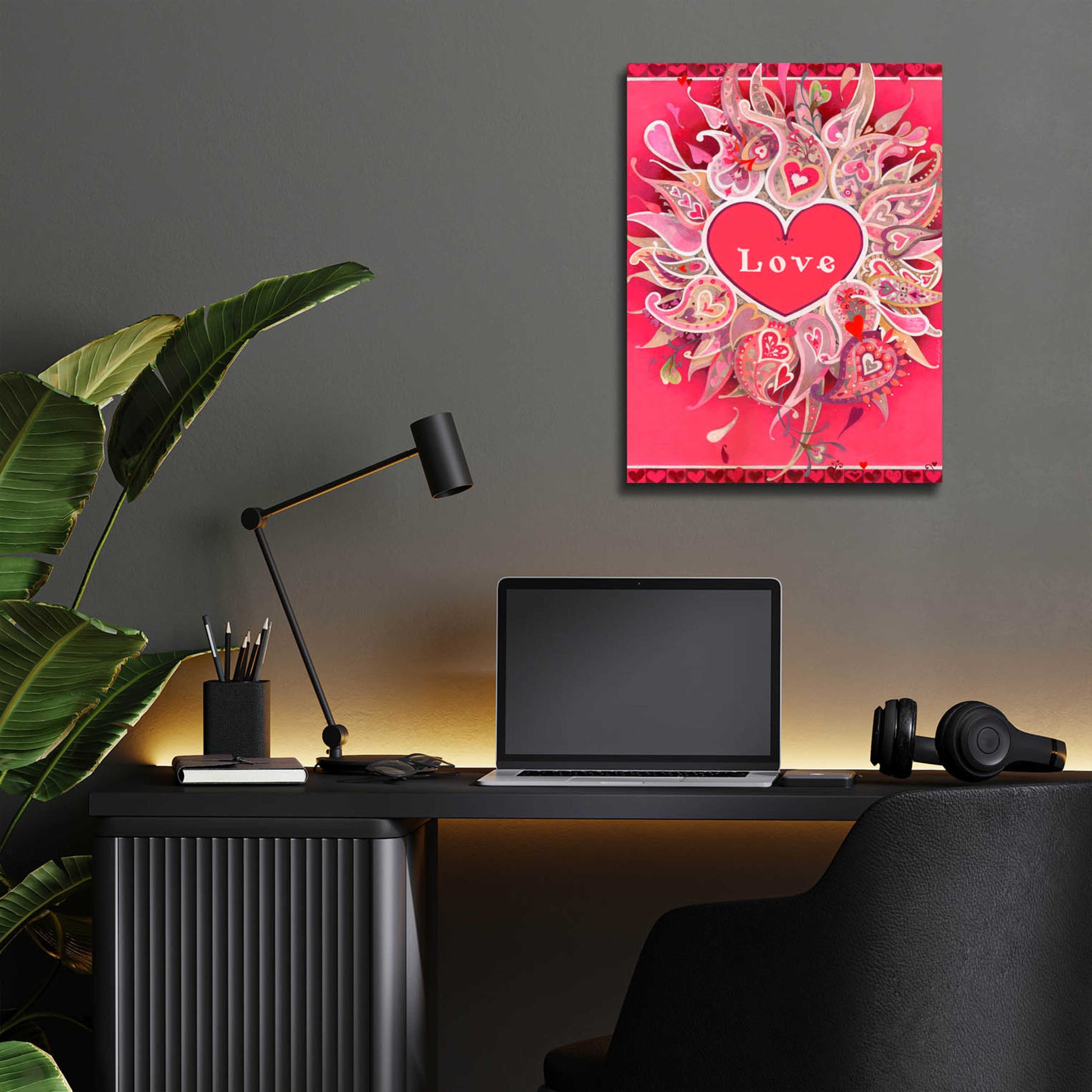 Epic Art 'Love' by David Galchutt, Acrylic Glass Wall Art,12x16