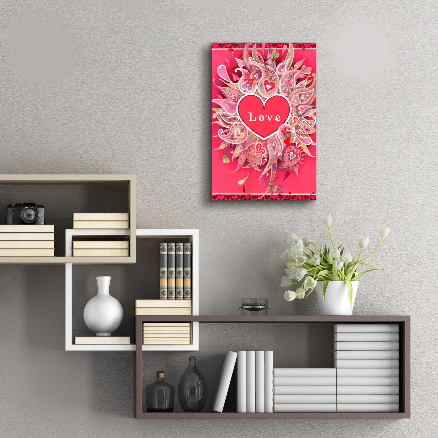 Epic Art 'Love' by David Galchutt, Acrylic Glass Wall Art,16x24