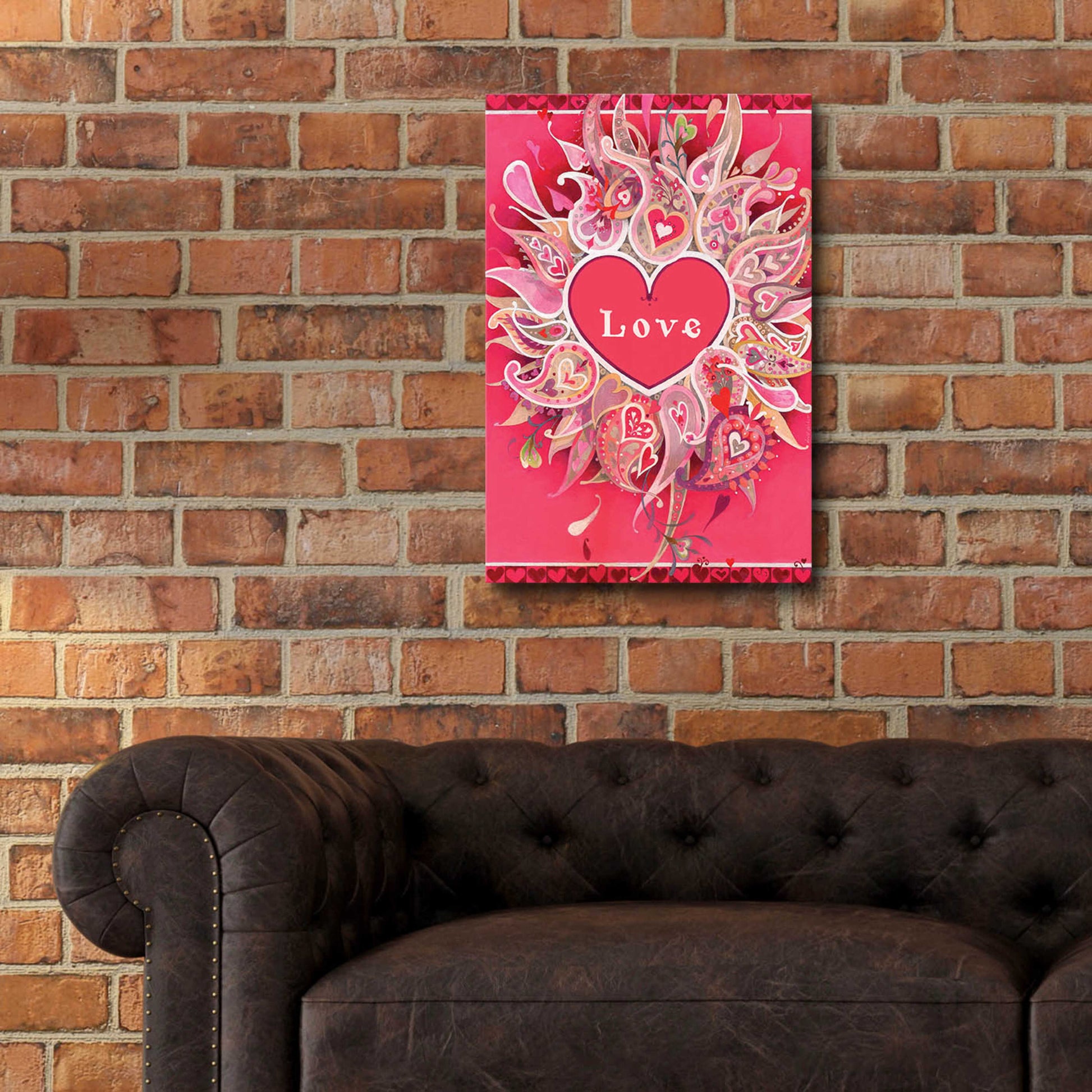 Epic Art 'Love' by David Galchutt, Acrylic Glass Wall Art,16x24