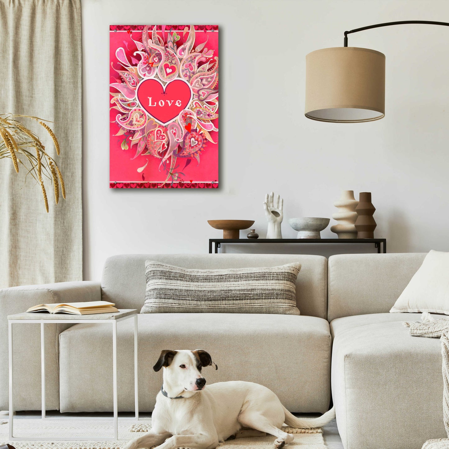 Epic Art 'Love' by David Galchutt, Acrylic Glass Wall Art,24x36