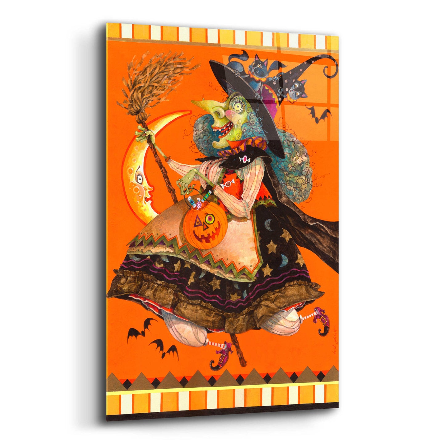 Epic Art 'Witch' by David Galchutt, Acrylic Glass Wall Art,12x16