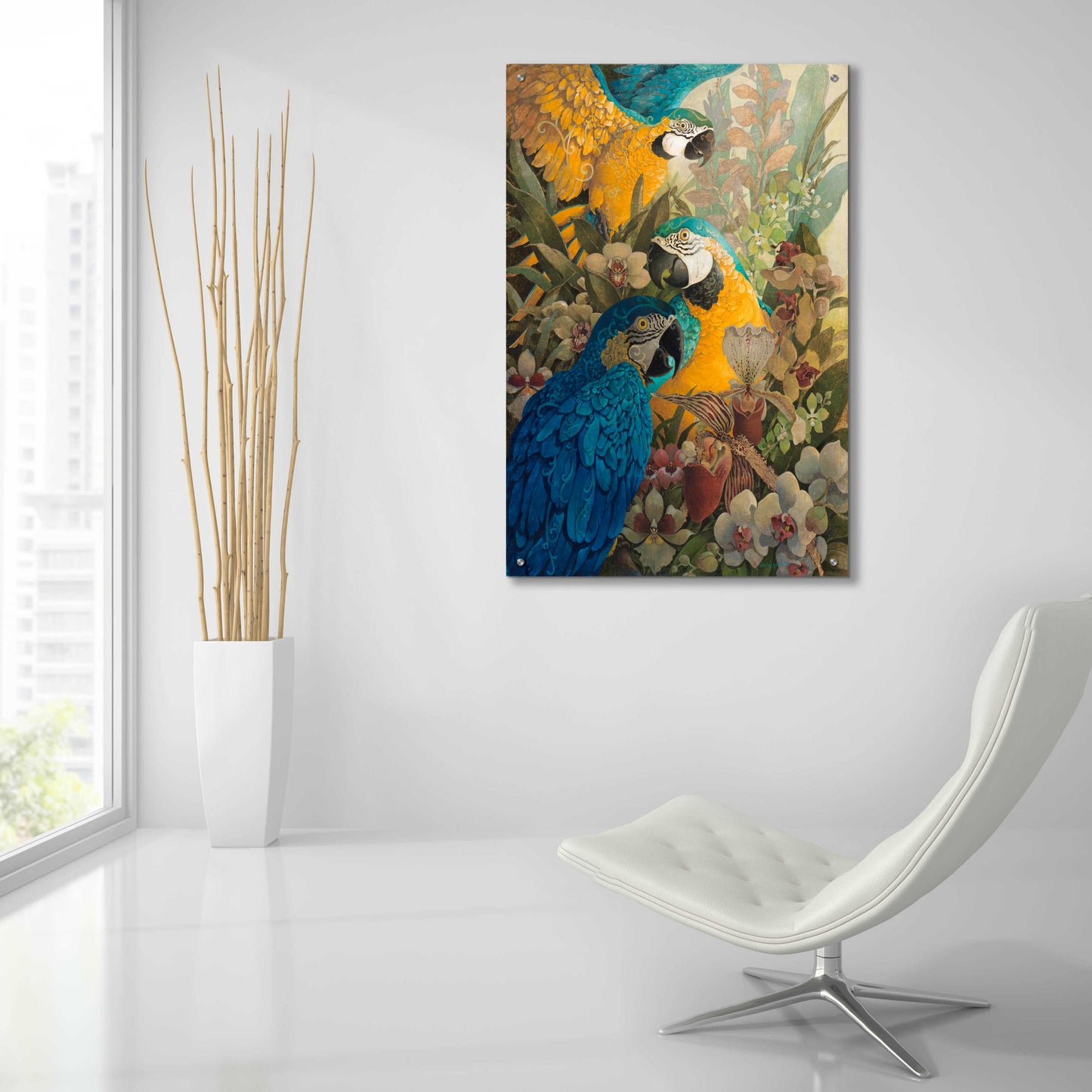 Epic Art 'Amazon' by David Galchutt, Acrylic Glass Wall Art,24x36