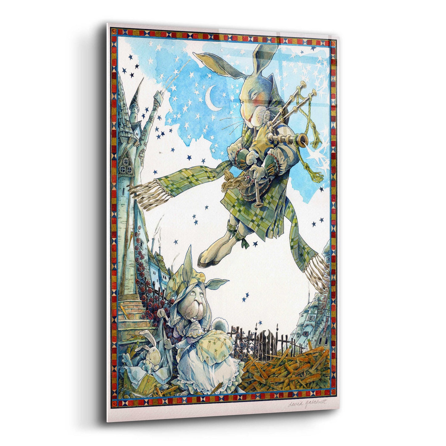 Epic Art 'Star Piper' by David Galchutt, Acrylic Glass Wall Art,12x16