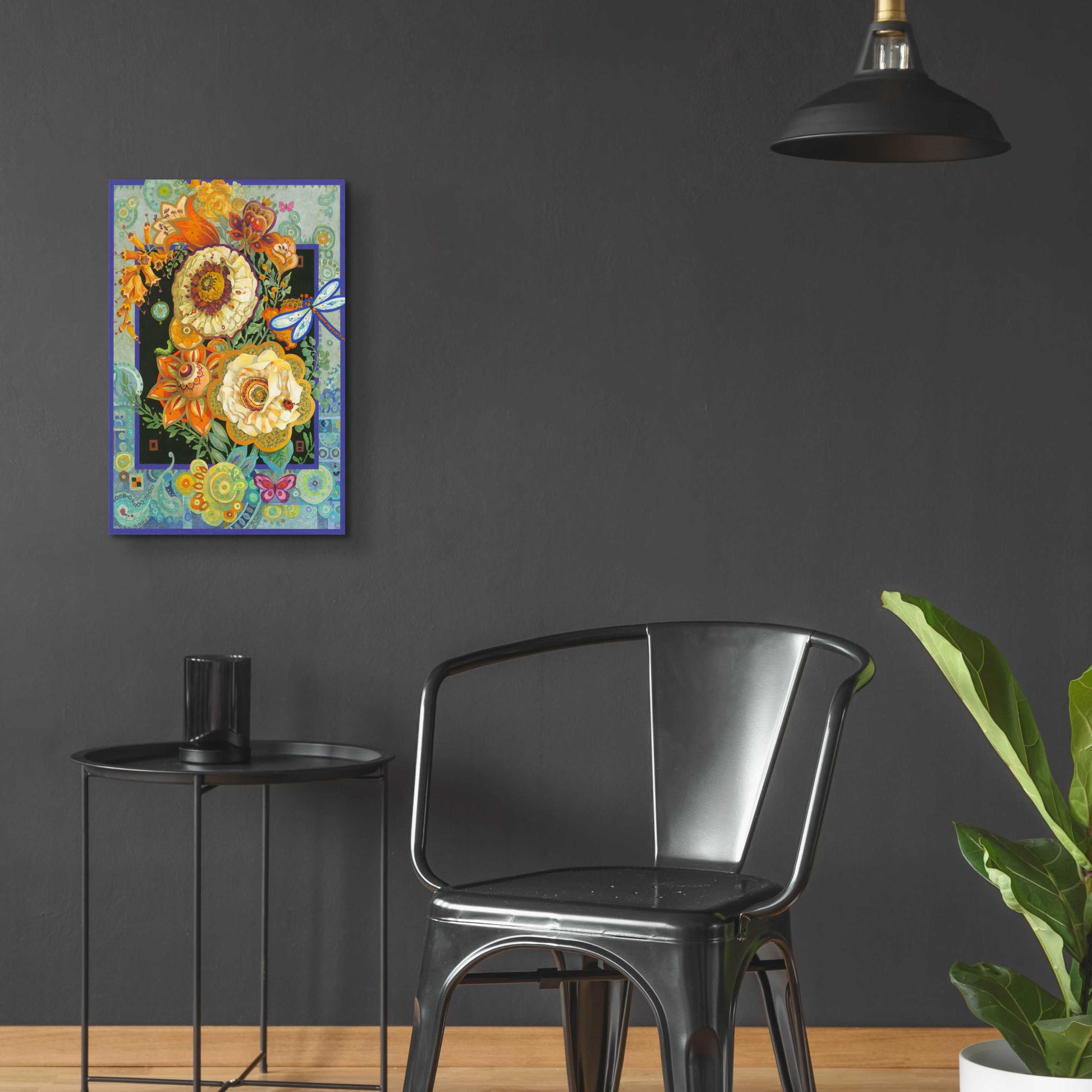 Epic Art 'Floral Fiesta' by David Galchutt, Acrylic Glass Wall Art,16x24