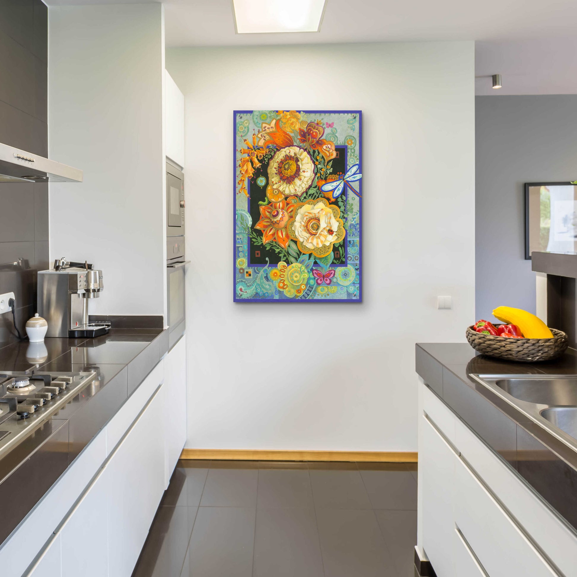 Epic Art 'Floral Fiesta' by David Galchutt, Acrylic Glass Wall Art,24x36