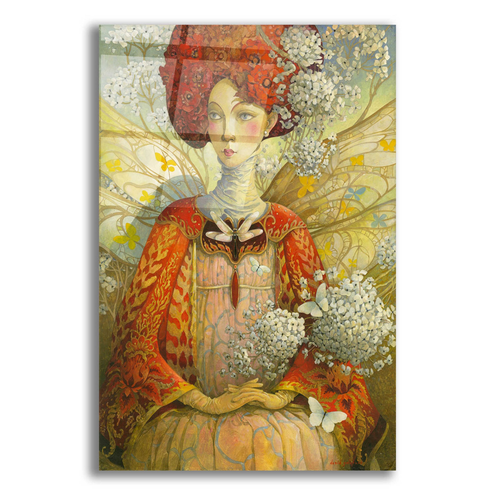 Epic Art 'The Distracted Fairy' by David Galchutt, Acrylic Glass Wall Art,12x16