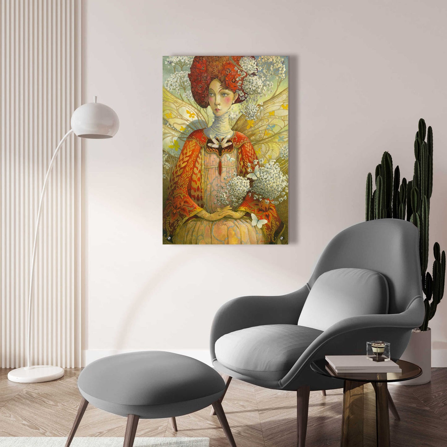 Epic Art 'The Distracted Fairy' by David Galchutt, Acrylic Glass Wall Art,24x36