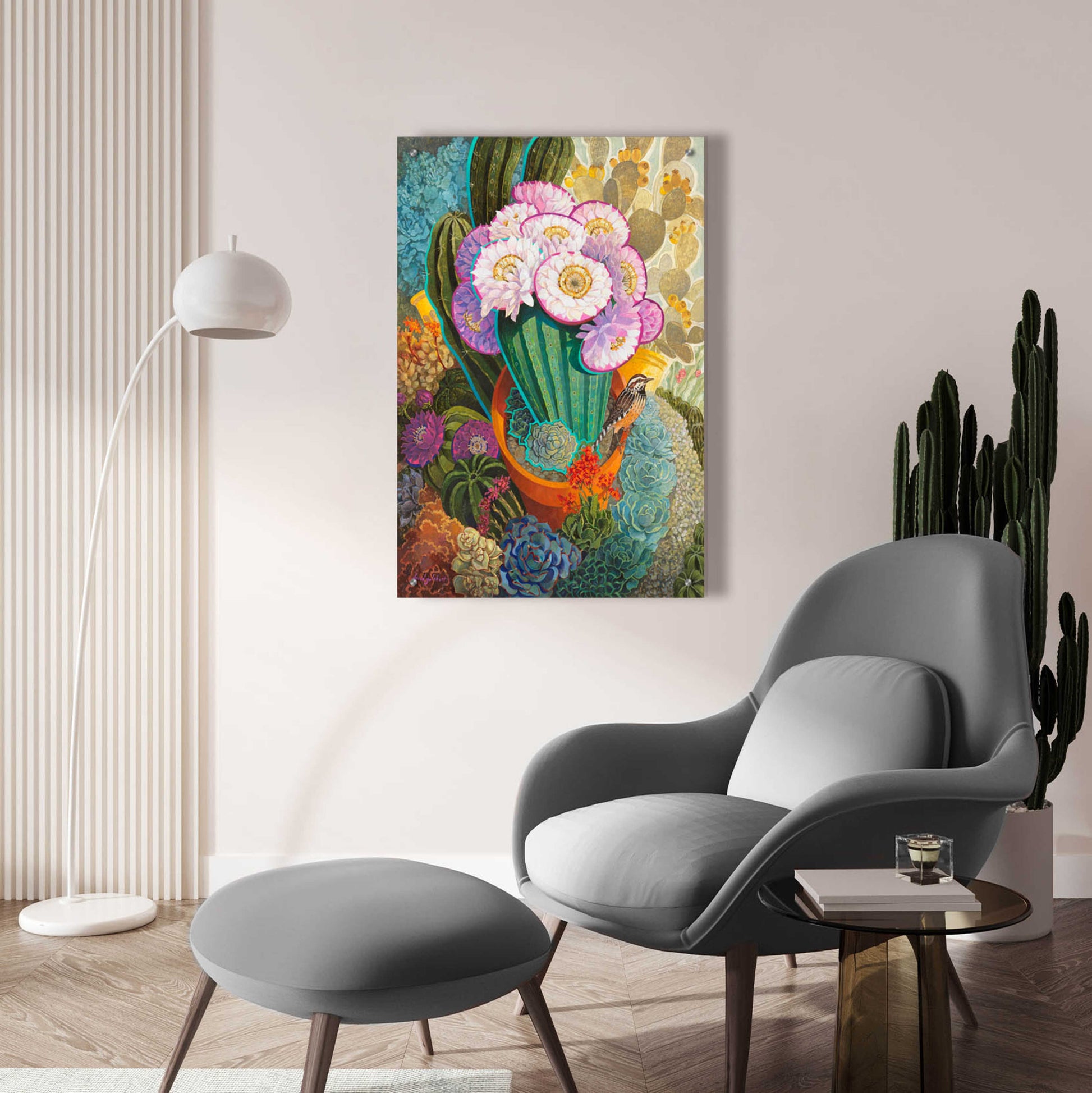 Epic Art 'The Prickly Garden' by David Galchutt, Acrylic Glass Wall Art,24x36