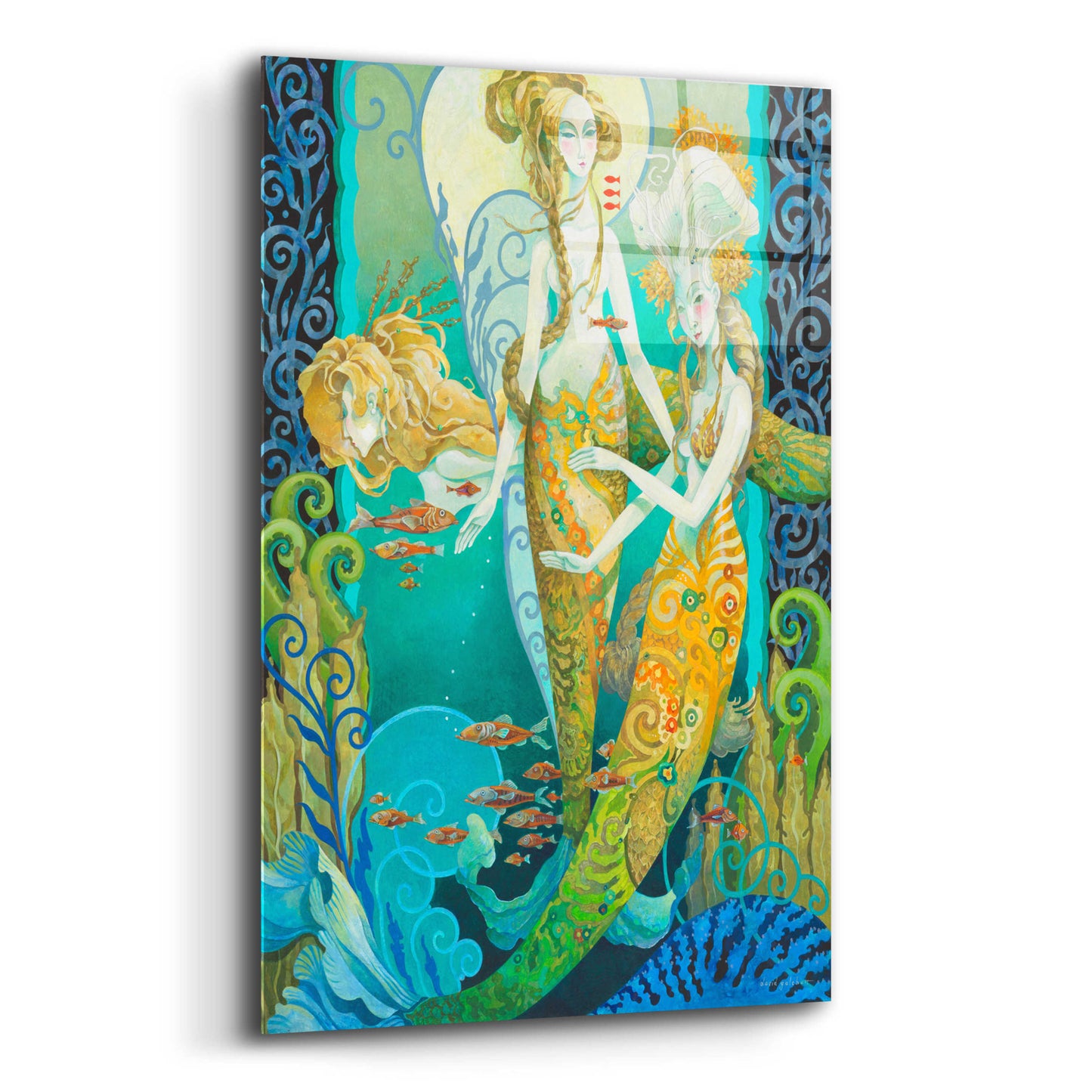 Epic Art 'The Sirens' by David Galchutt, Acrylic Glass Wall Art,12x16