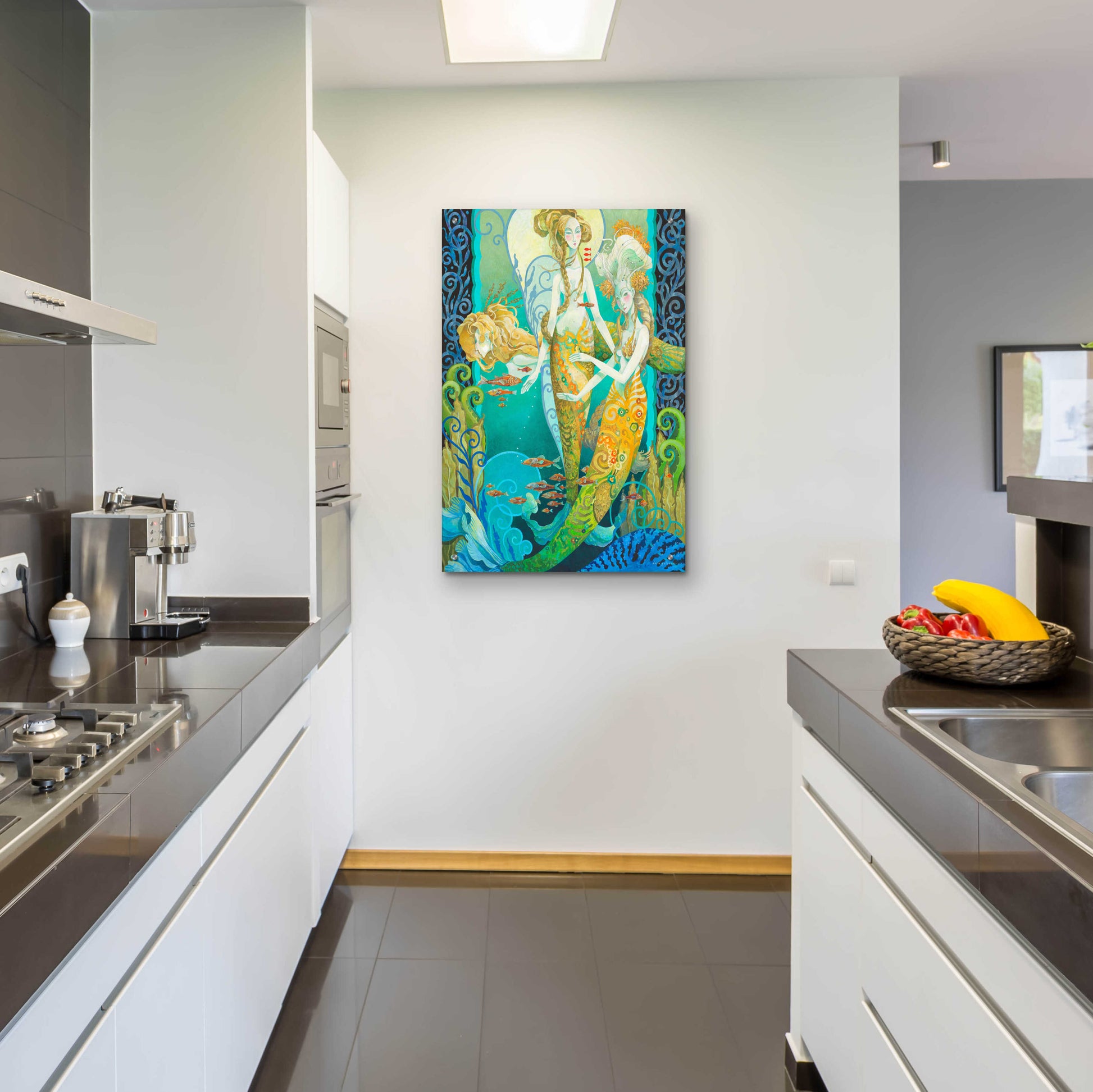 Epic Art 'The Sirens' by David Galchutt, Acrylic Glass Wall Art,24x36