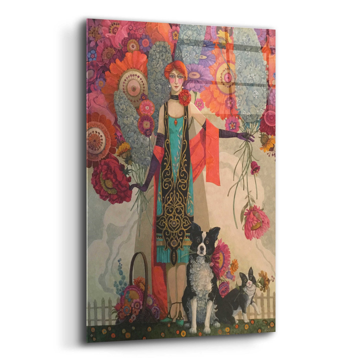 Epic Art 'The Gatherers' by David Galchutt, Acrylic Glass Wall Art,12x16