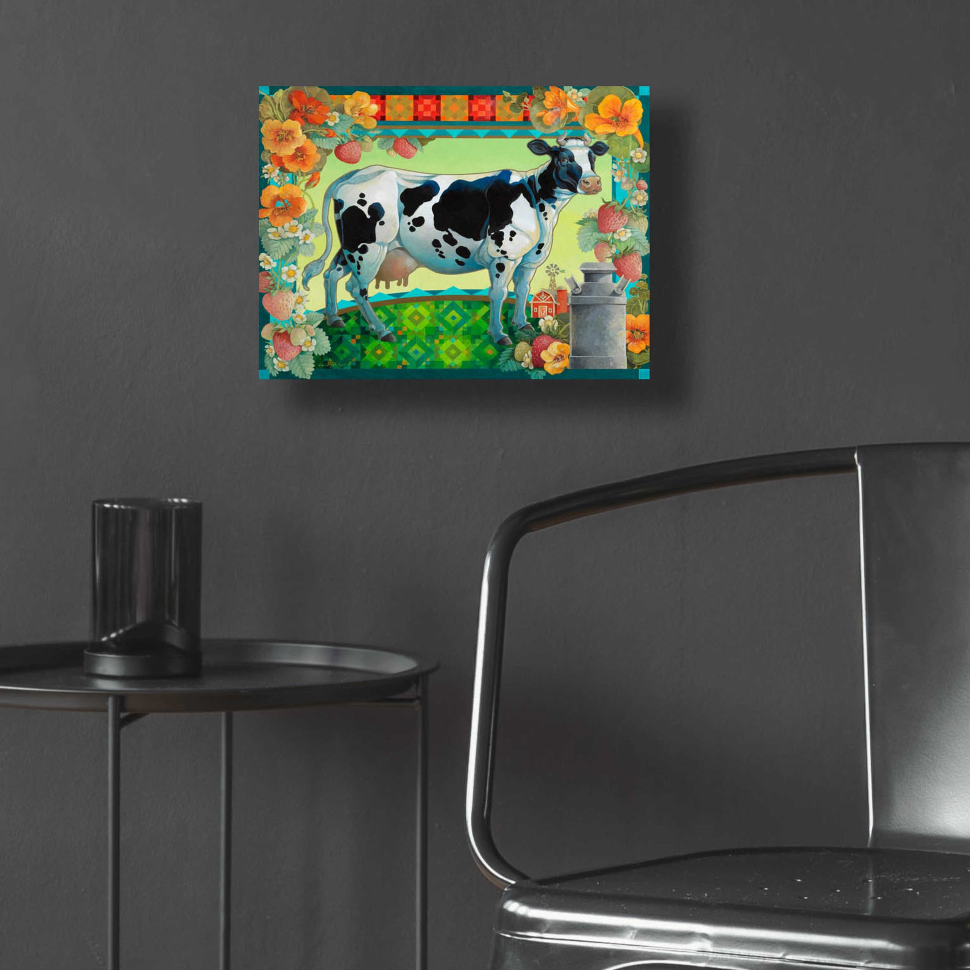 Epic Art 'In the Pasture' by David Galchutt, Acrylic Glass Wall Art,16x12