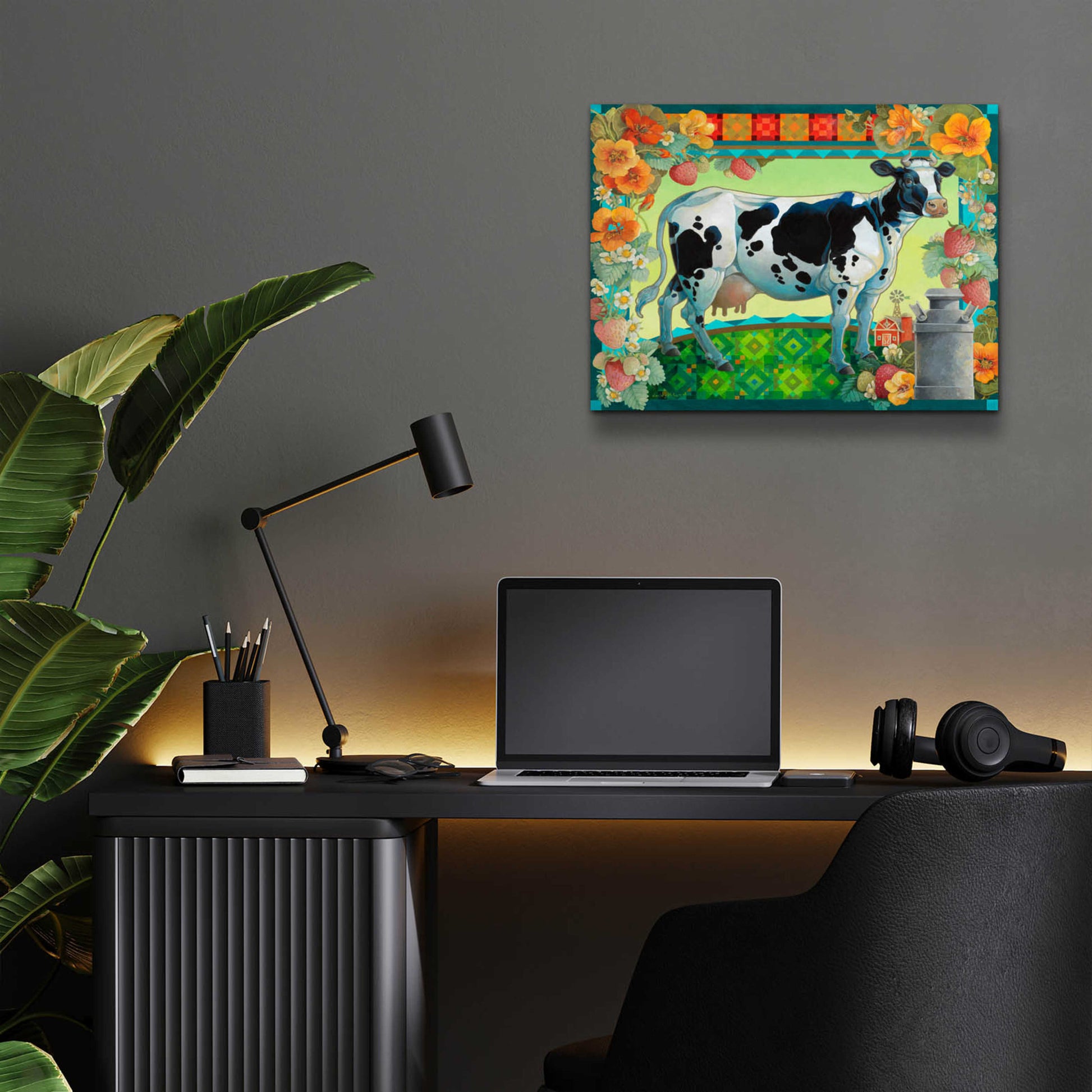 Epic Art 'In the Pasture' by David Galchutt, Acrylic Glass Wall Art,16x12