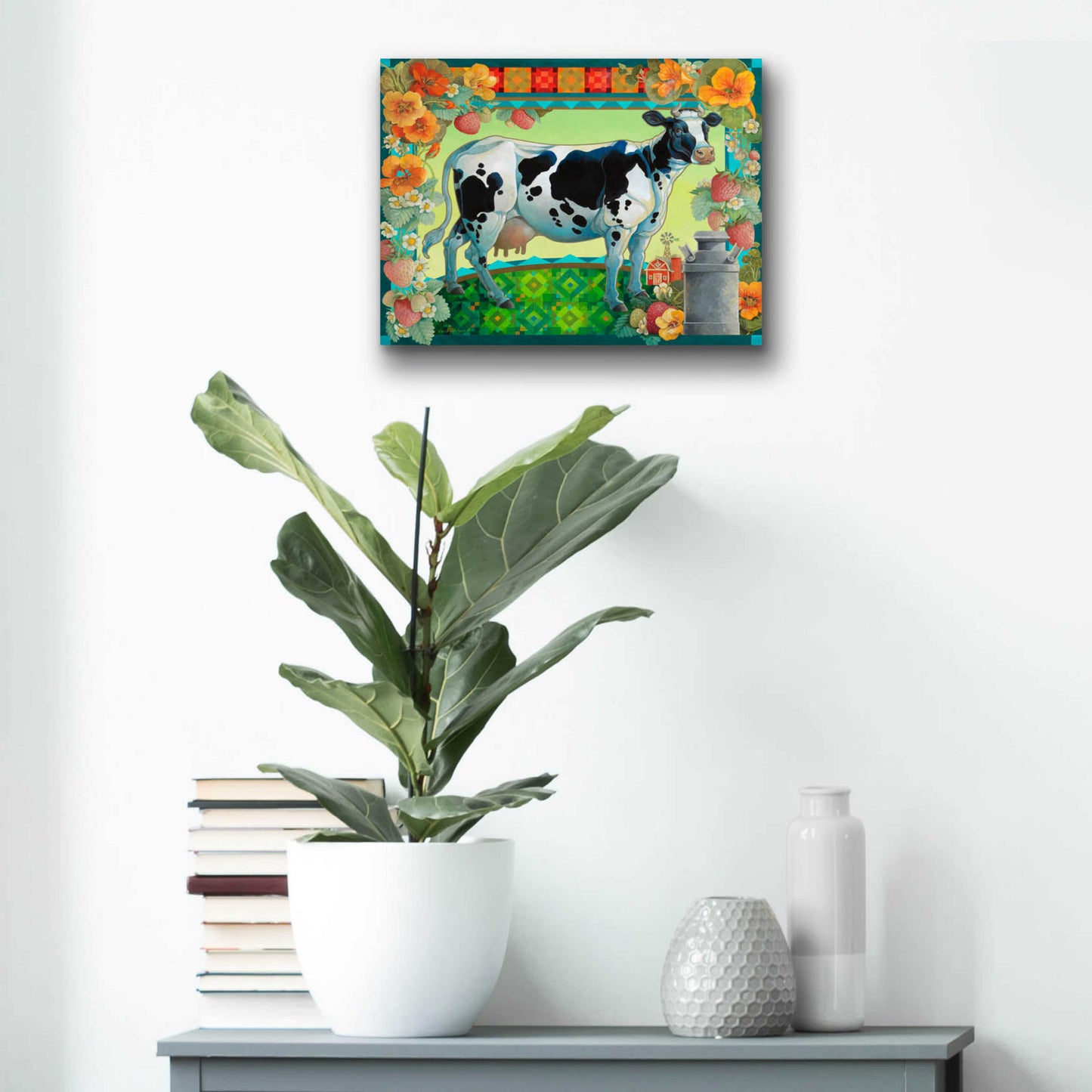 Epic Art 'In the Pasture' by David Galchutt, Acrylic Glass Wall Art,16x12