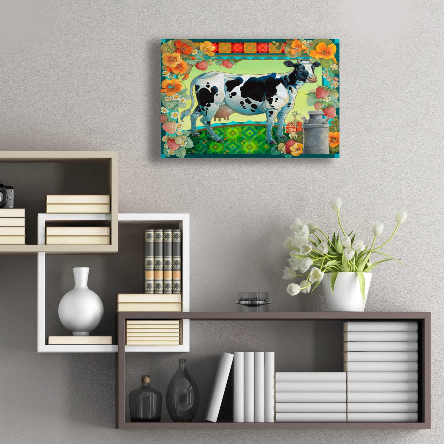 Epic Art 'In the Pasture' by David Galchutt, Acrylic Glass Wall Art,24x16